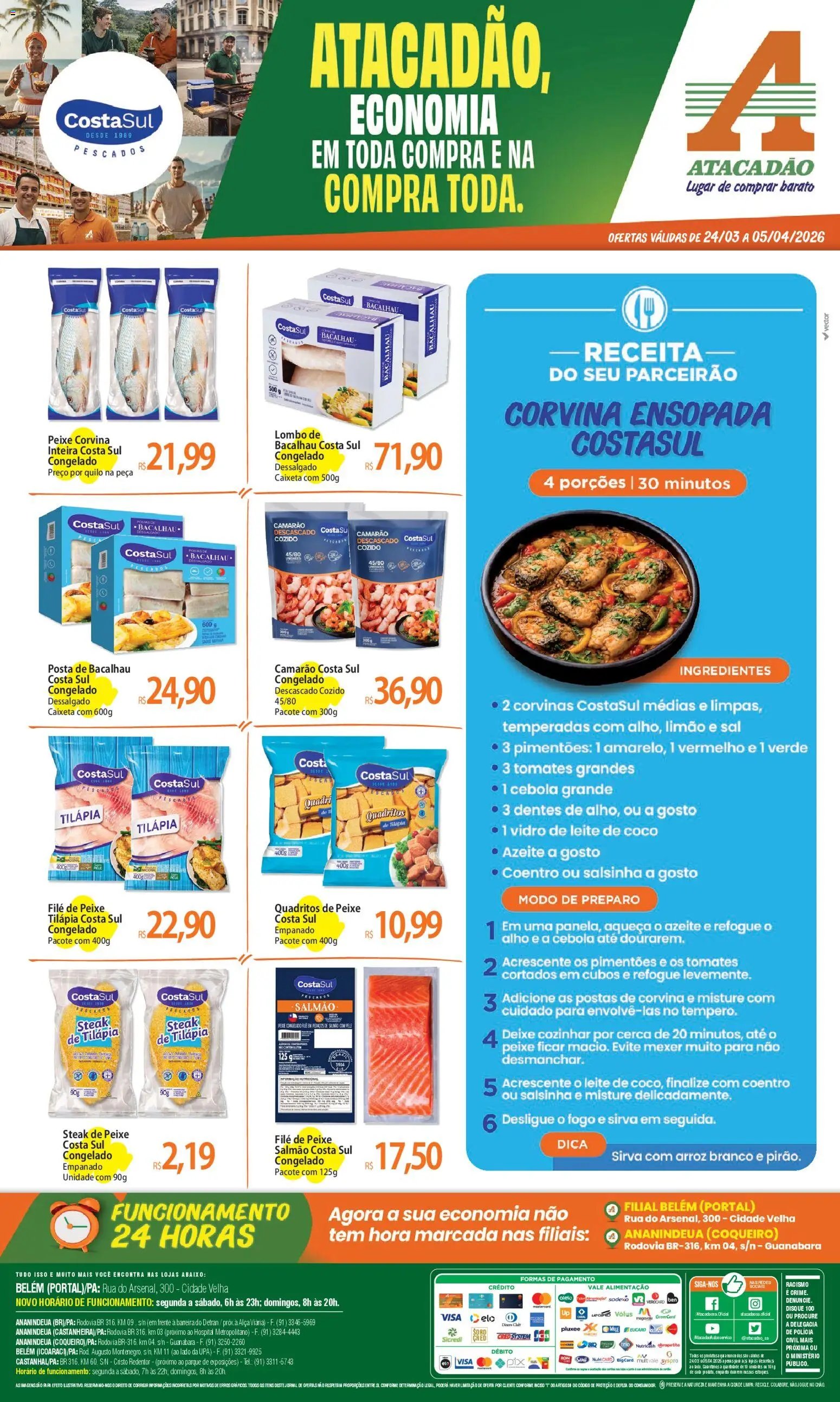 Atacadão folheto a partir de 24/03/2026 Atacadão ofertas - PA (2026-03-24 - 2026-04-05)