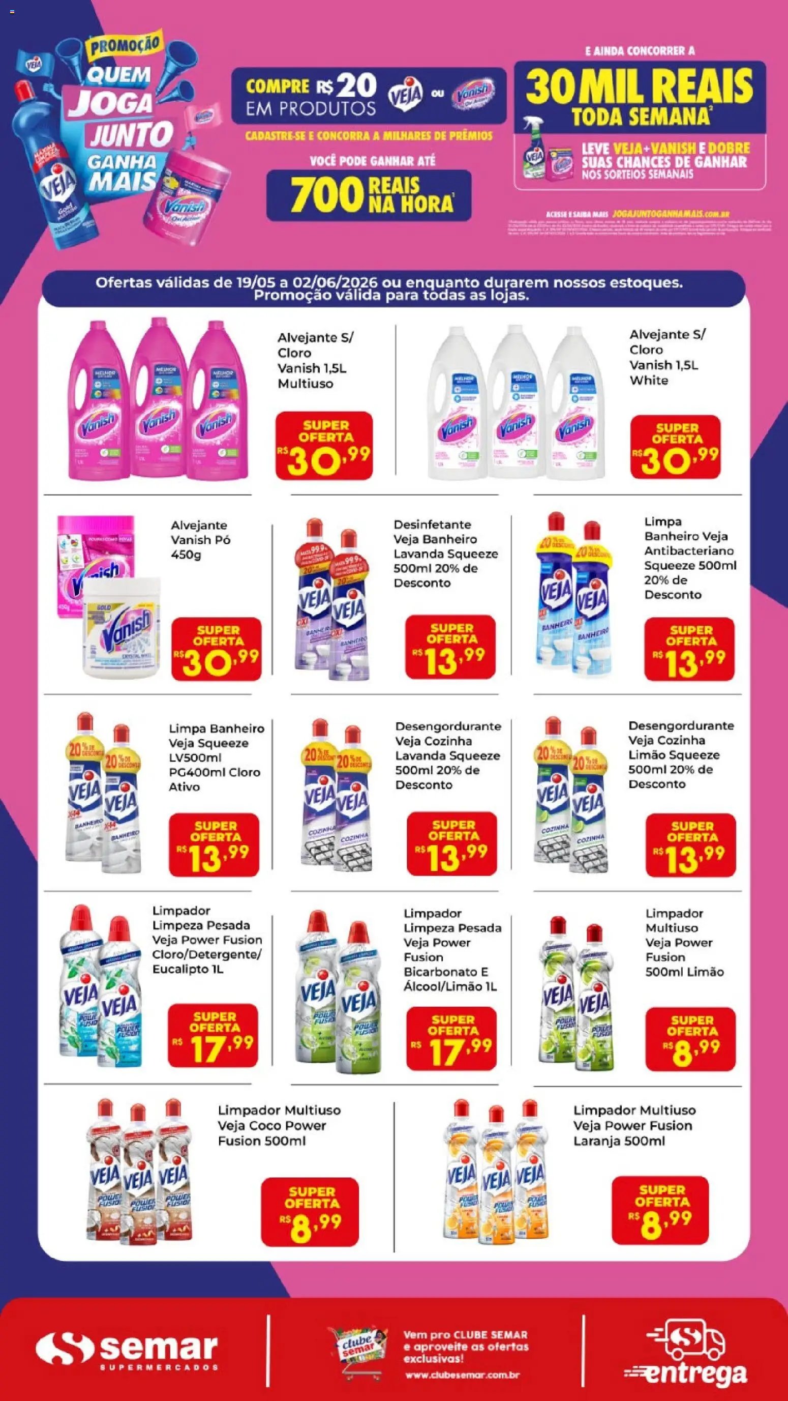 Semar Supermercado folheto a partir de 19/05/2026 Semar Supermercado ofertas Joga Junto (2026-05-19 - 2026-06-02)
