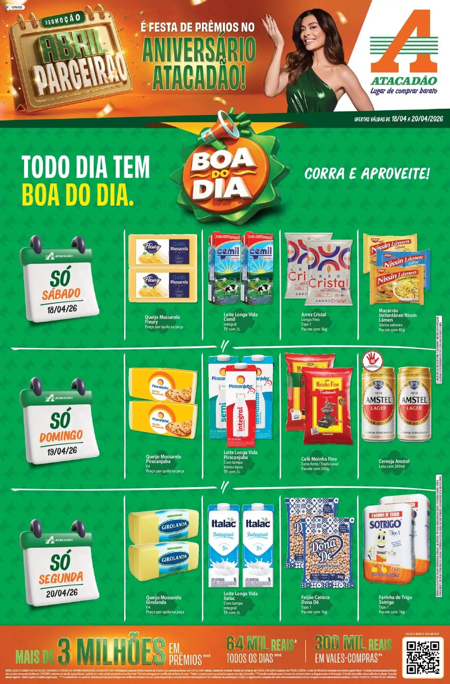 Atacadão folheto a partir de 18/04/2026 Atacadão ofertas - GO (2026-04-18 - 2026-04-20)