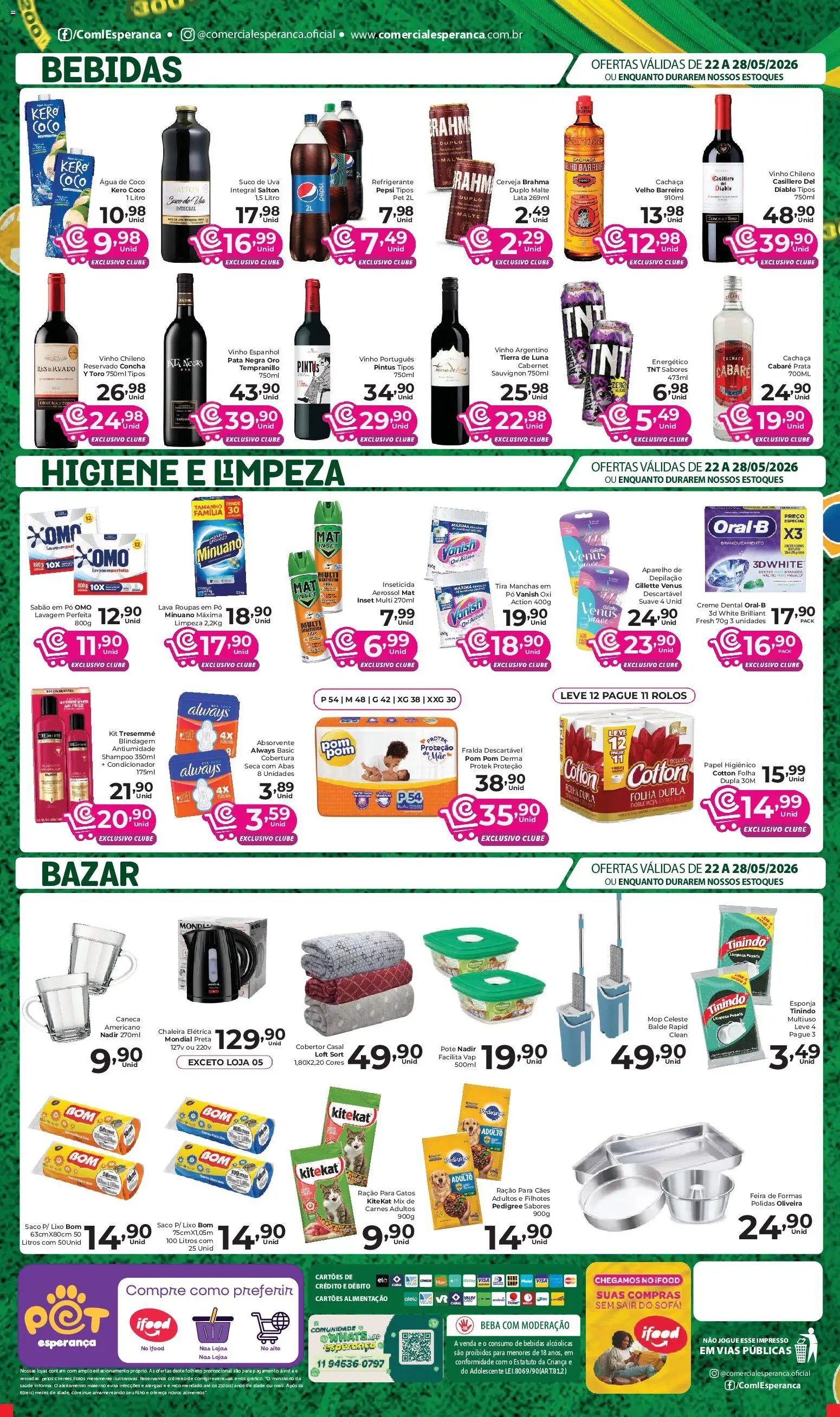 Comercial Esperança folheto a partir de 22/05/2026 Comercial Esperança - Ofertas da semana (2026-05-22 - 2026-05-28)