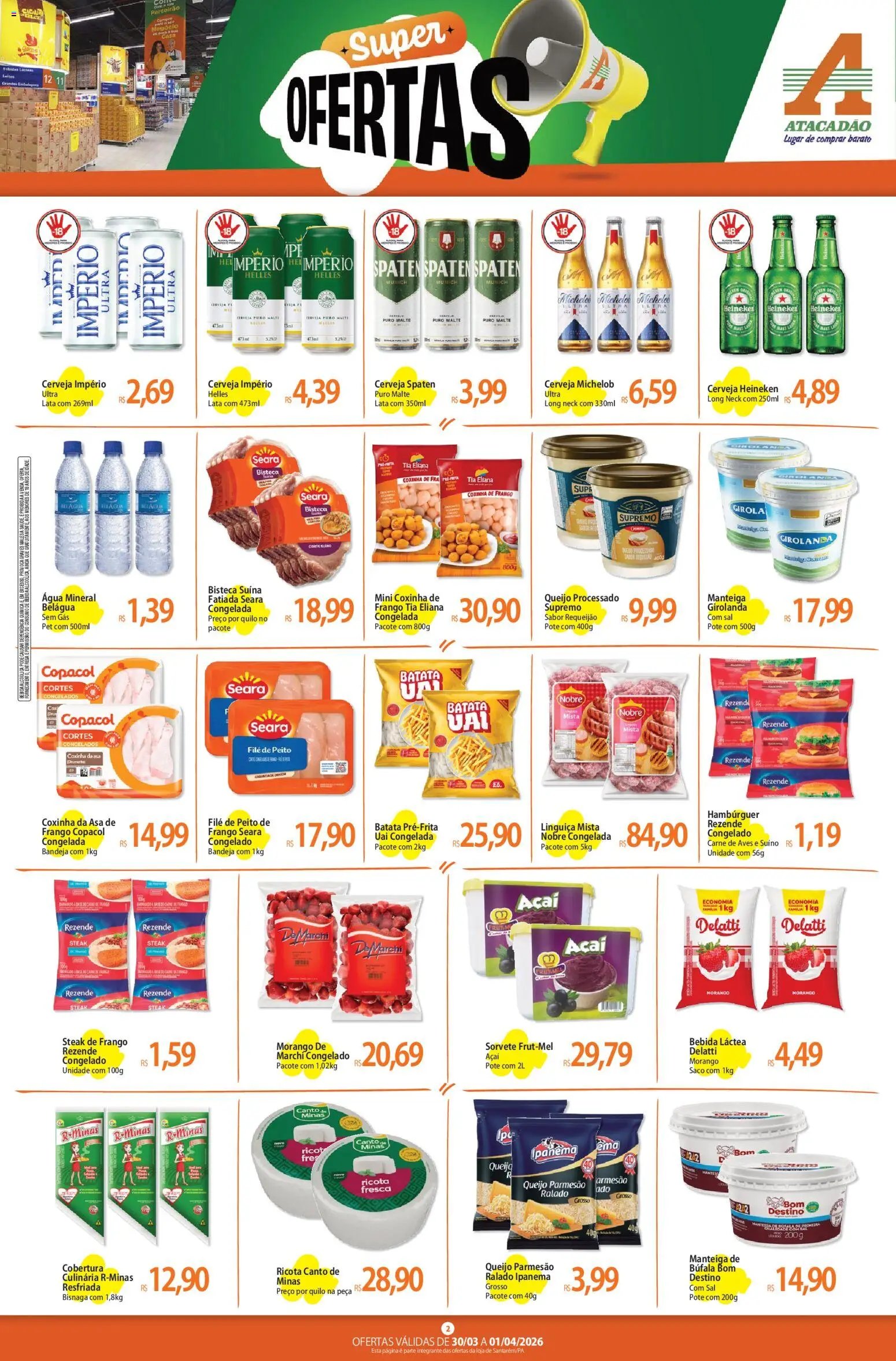 Atacadão folheto a partir de 30/03/2026 Atacadão ofertas - PA (2026-03-30 - 2026-04-01)