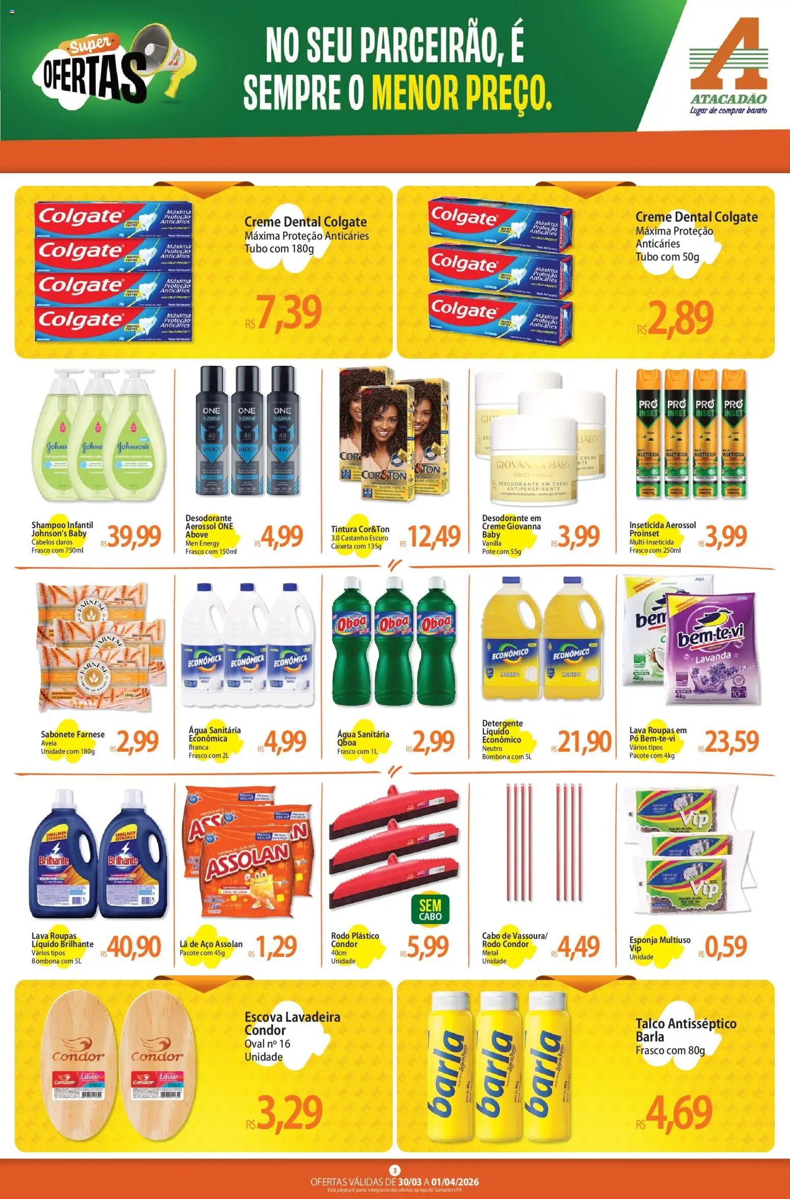 Atacadão folheto a partir de 30/03/2026 Atacadão ofertas - PA (2026-03-30 - 2026-04-01)