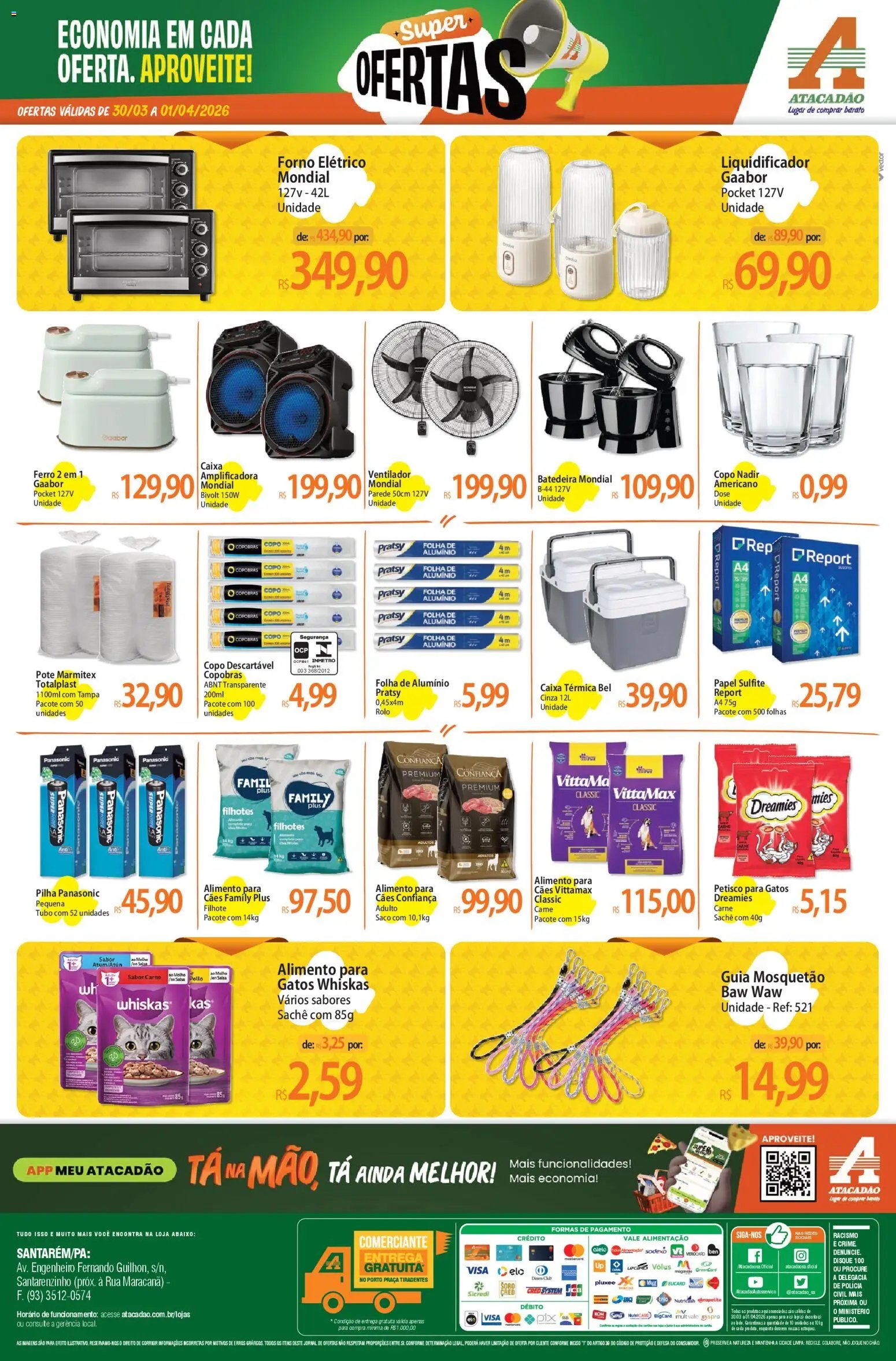 Atacadão folheto a partir de 30/03/2026 Atacadão ofertas - PA (2026-03-30 - 2026-04-01)