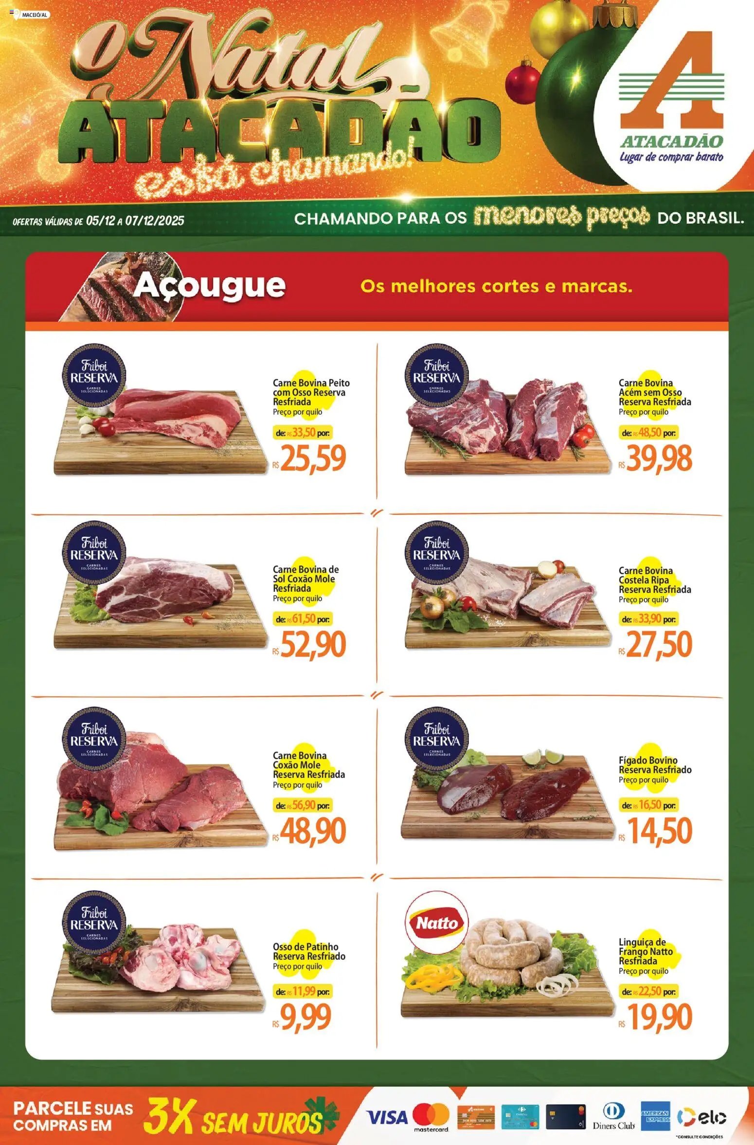 Atacadão folheto a partir de 05/12/2025 Ofertas - AL (2025-12-05 - 2025-12-07)