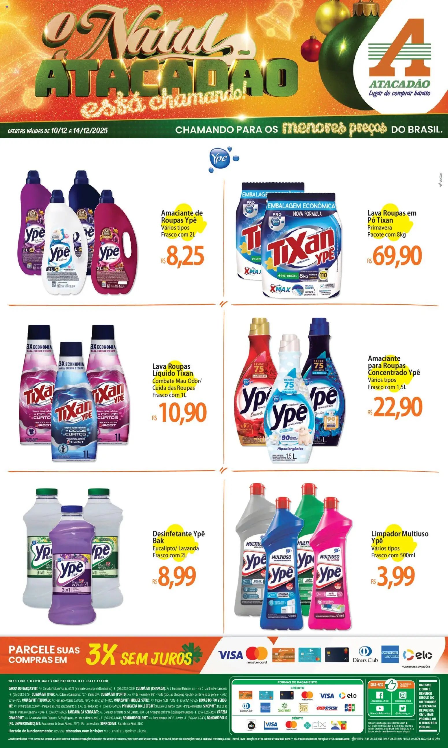 Atacadão folheto a partir de 10/12/2025 Ofertas - MT (2025-12-10 - 2025-12-14)