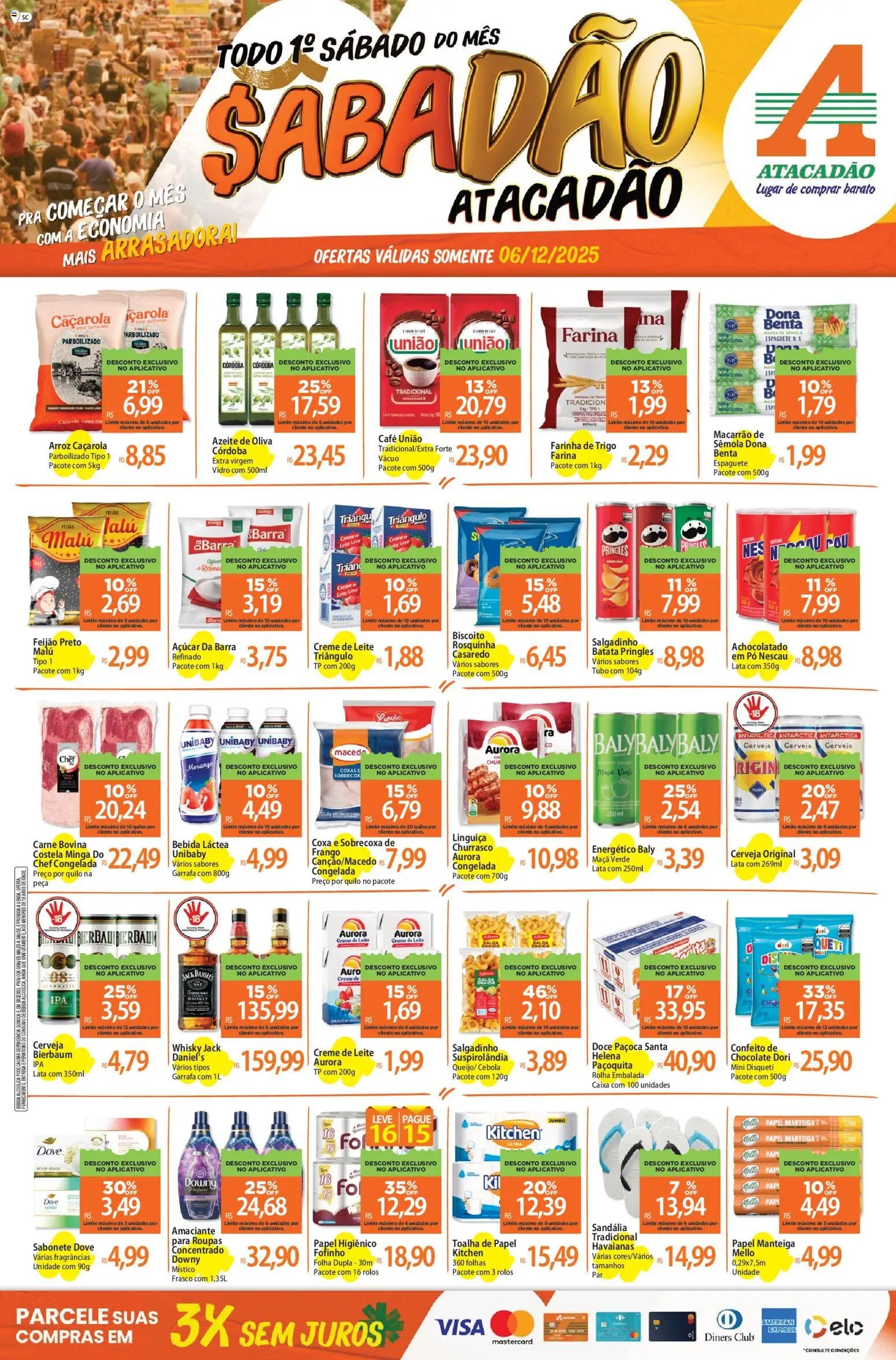 Atacadão folheto a partir de 06/12/2025 Ofertas - SC (2025-12-06 - 2025-12-06)