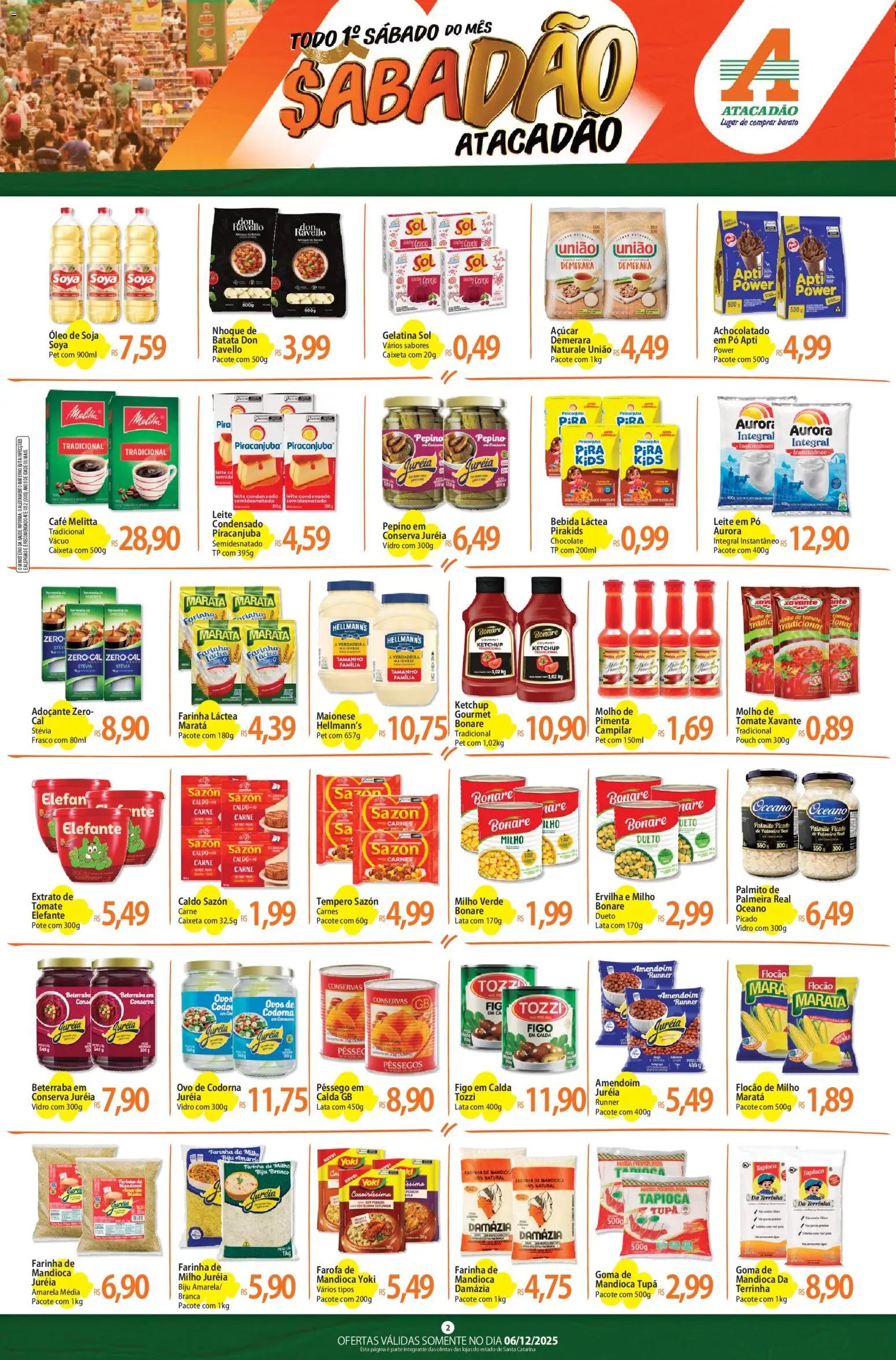 Atacadão folheto a partir de 06/12/2025 Ofertas - SC (2025-12-06 - 2025-12-06)