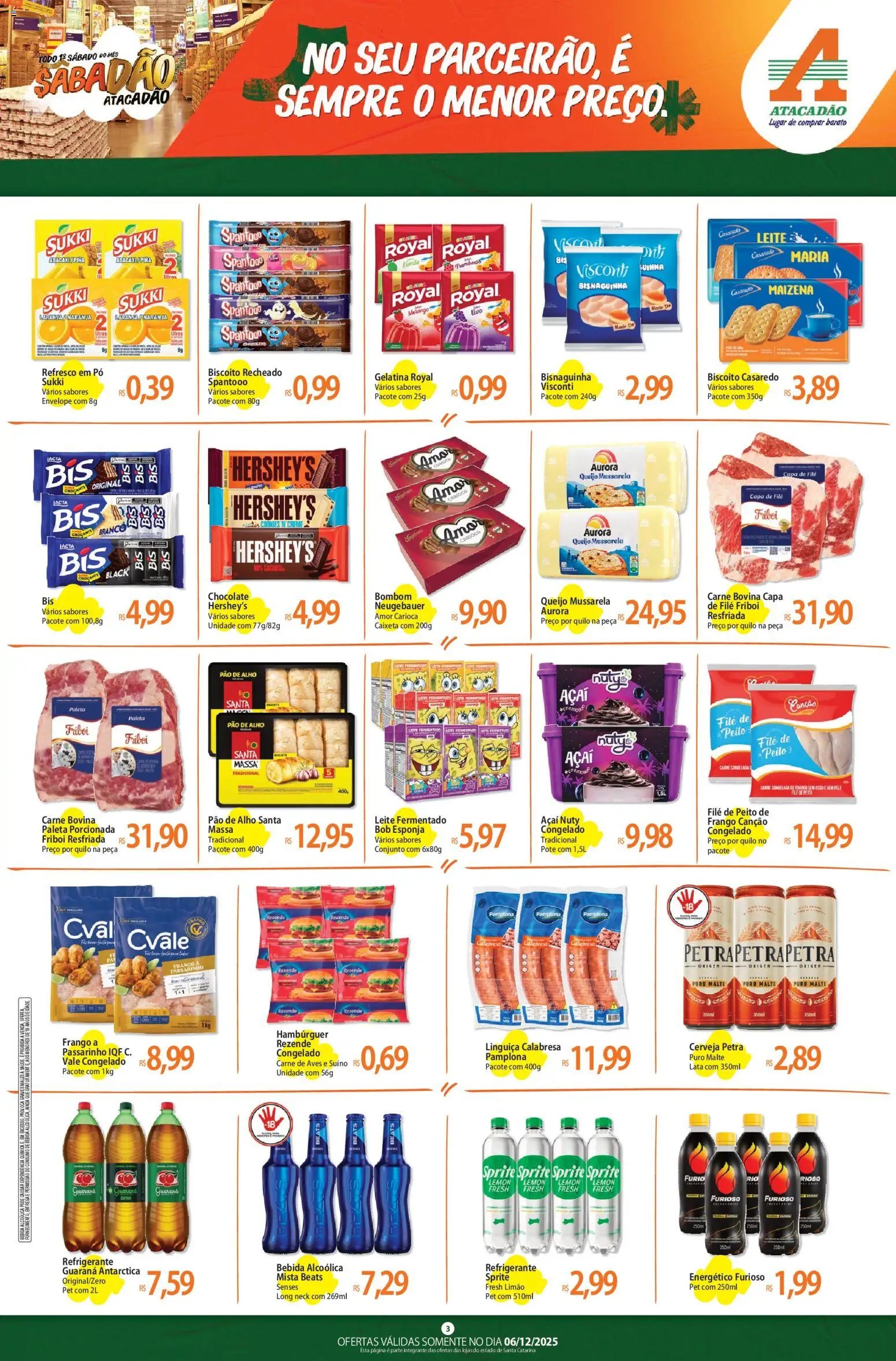 Atacadão folheto a partir de 06/12/2025 Ofertas - SC (2025-12-06 - 2025-12-06)