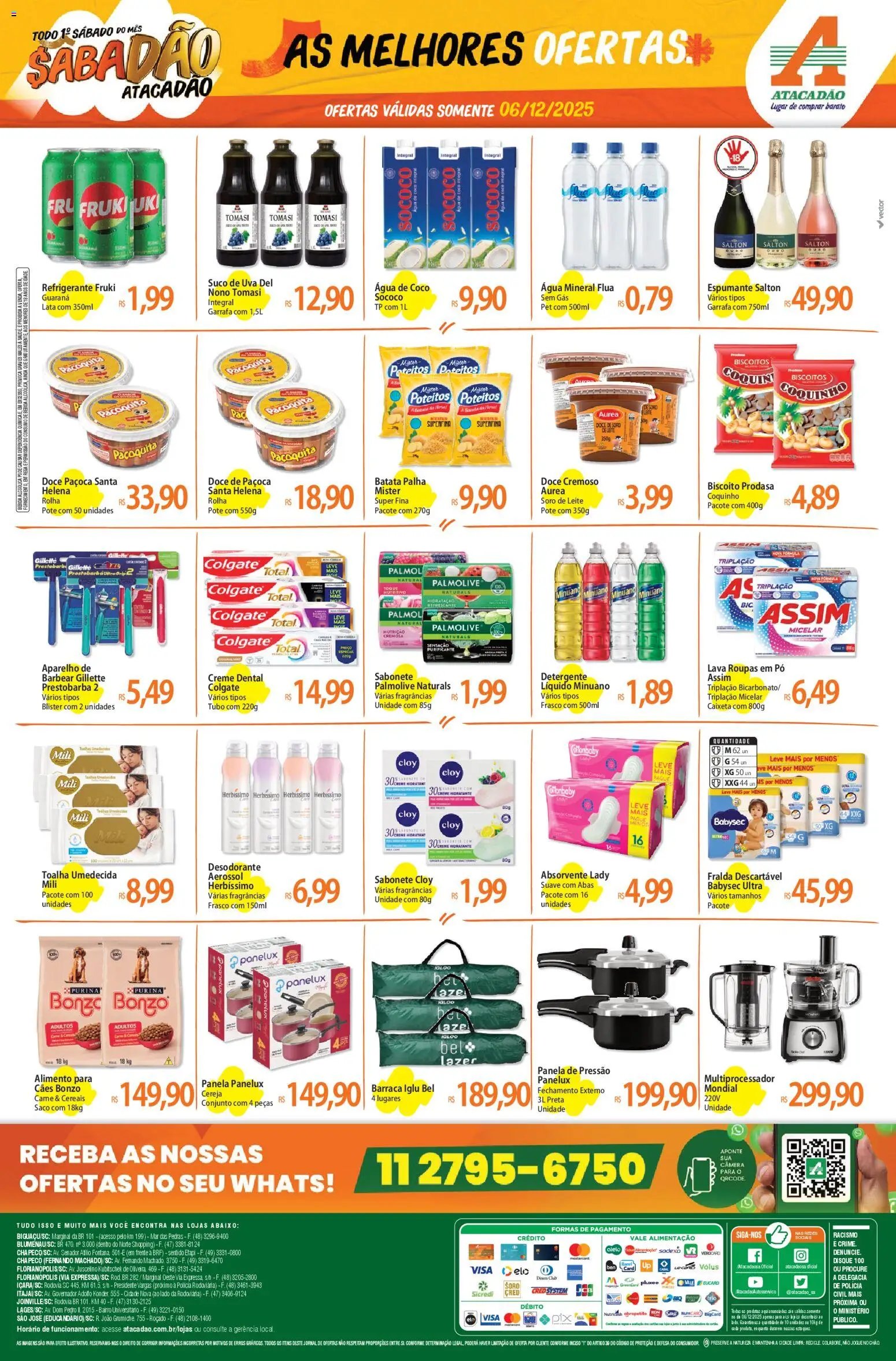 Atacadão folheto a partir de 06/12/2025 Ofertas - SC (2025-12-06 - 2025-12-06)