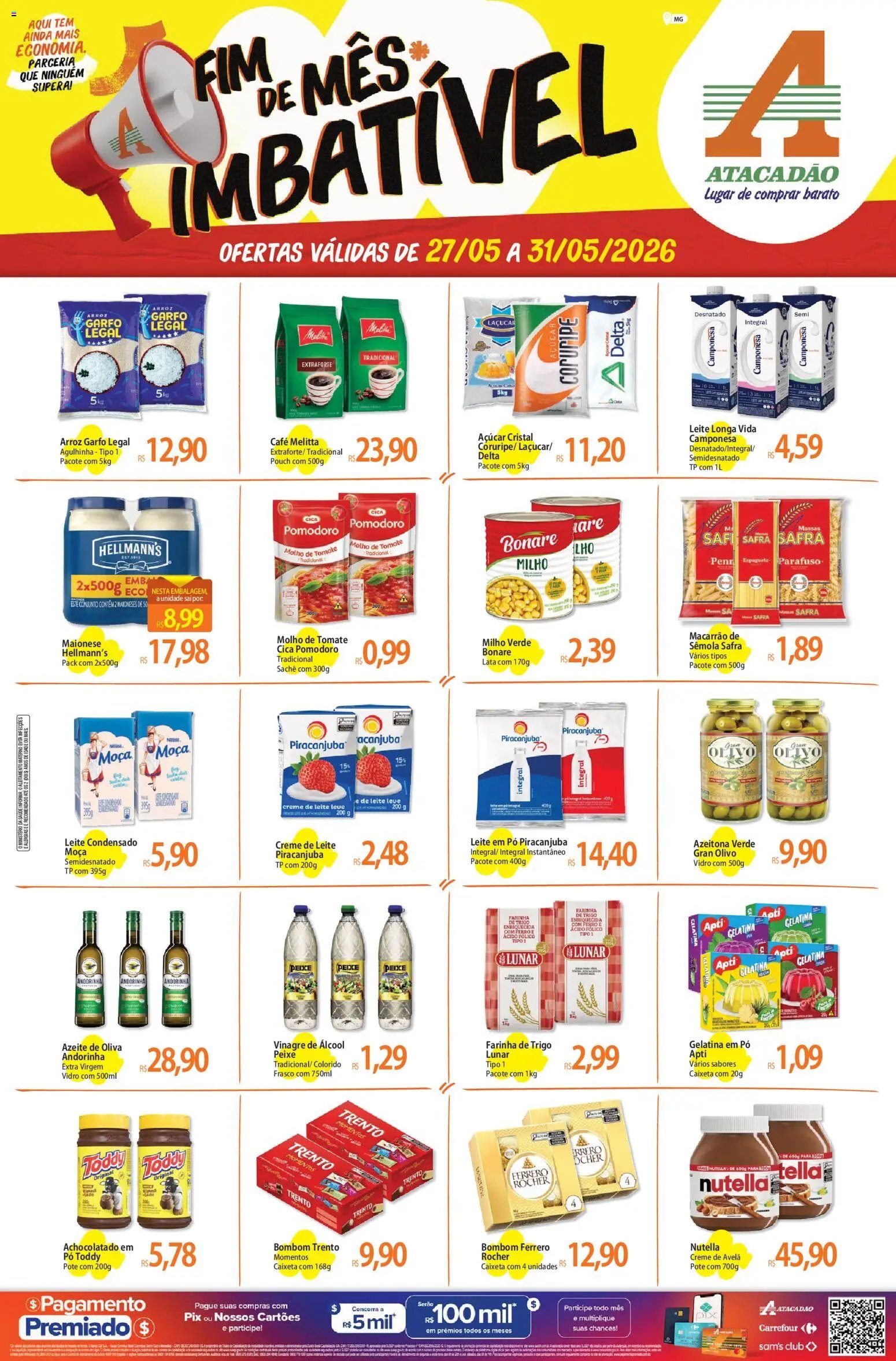 Atacadão folheto a partir de 27/05/2026 Atacadão ofertas - MG (2026-05-27 - 2026-05-31)