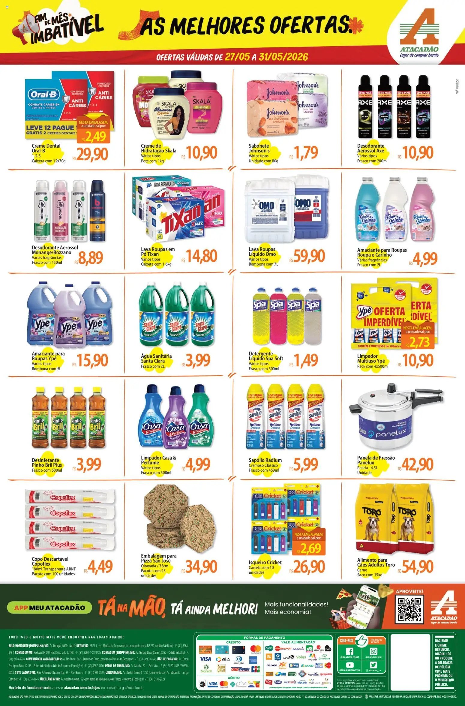 Atacadão folheto a partir de 27/05/2026 Atacadão ofertas - MG (2026-05-27 - 2026-05-31)
