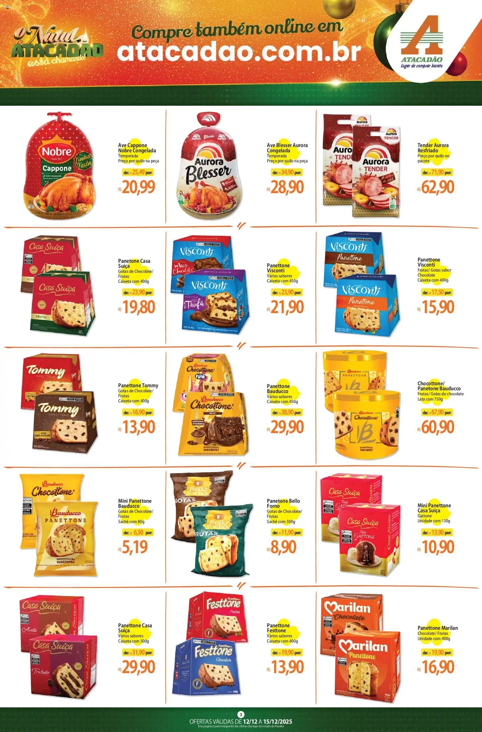 Atacadão folheto a partir de 12/12/2025 Ofertas - PB (2025-12-12 - 2025-12-15)