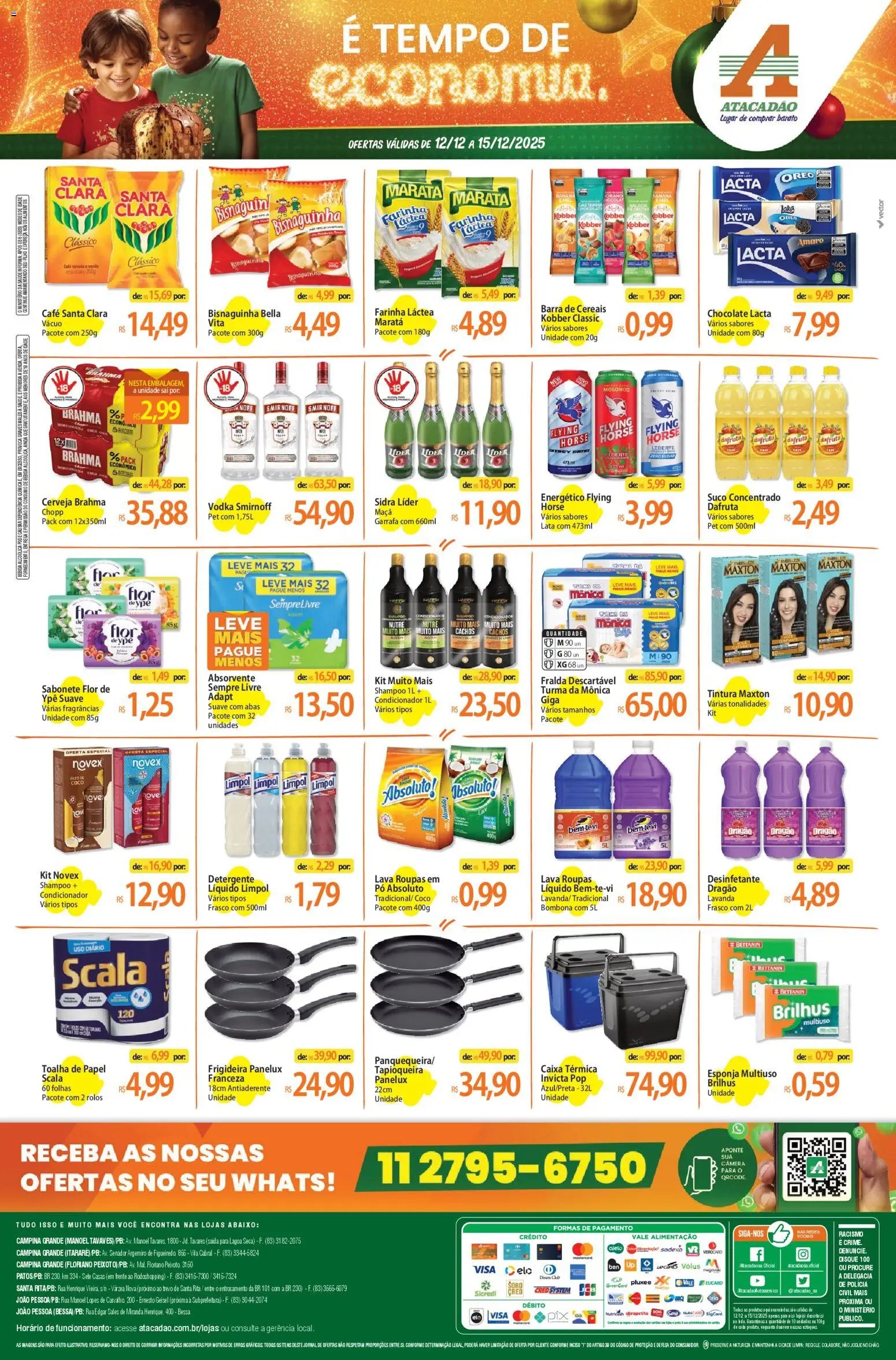 Atacadão folheto a partir de 12/12/2025 Ofertas - PB (2025-12-12 - 2025-12-15)