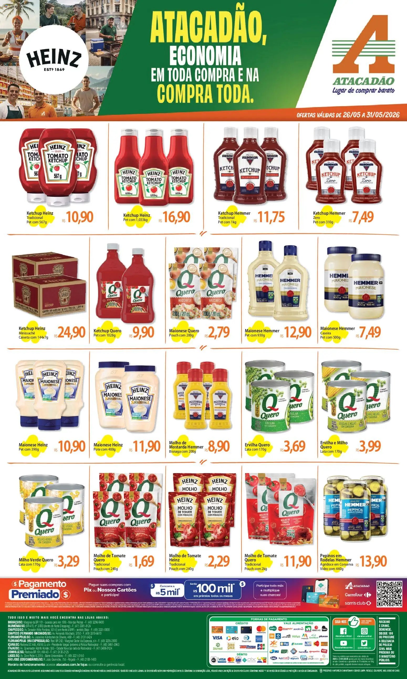 Atacadão folheto a partir de 26/05/2026 Atacadão ofertas - SC (2026-05-26 - 2026-05-31)