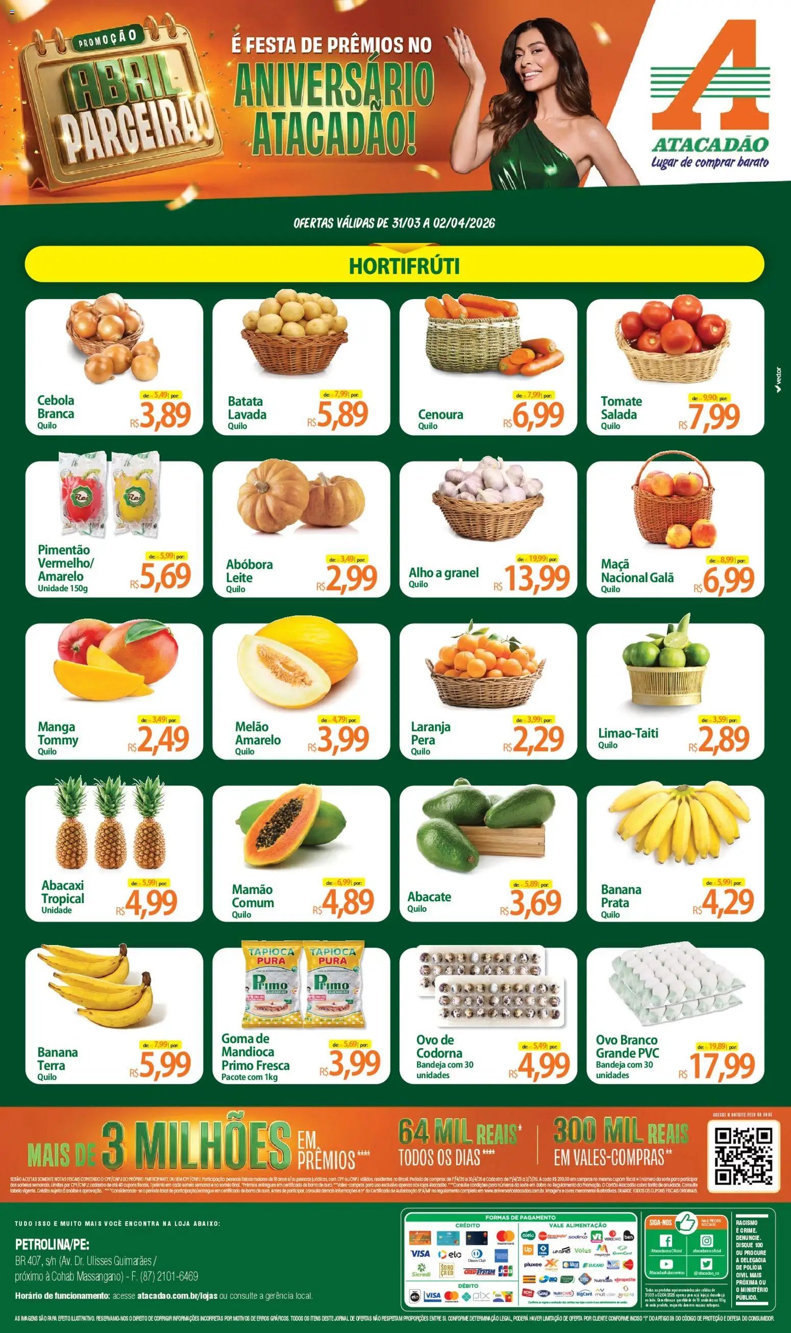 Atacadão folheto a partir de 31/03/2026 Atacadão ofertas - PE (2026-03-31 - 2026-04-02)