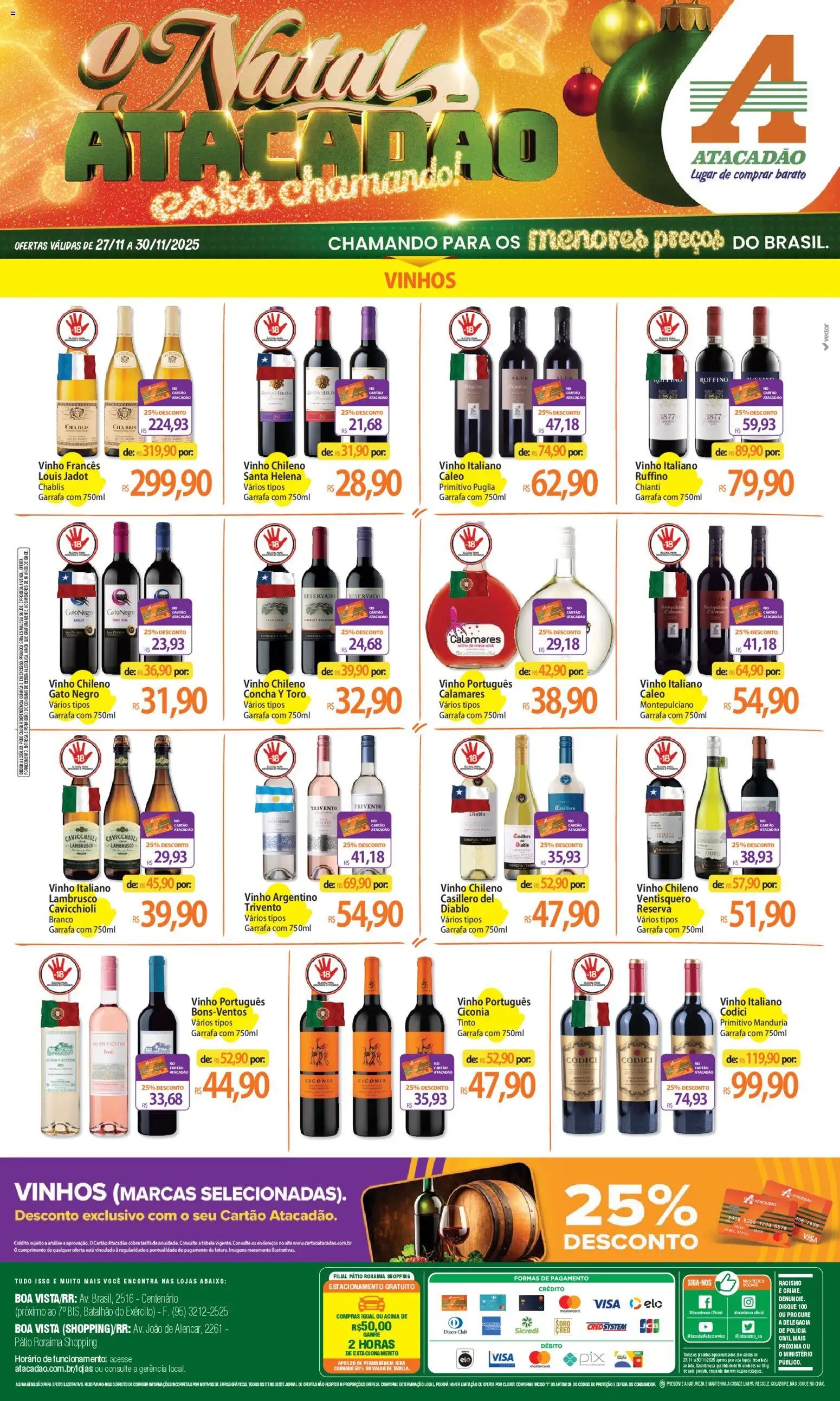 Atacadão folheto a partir de 27/11/2025 Ofertas - RR (2025-11-27 - 2025-11-30)