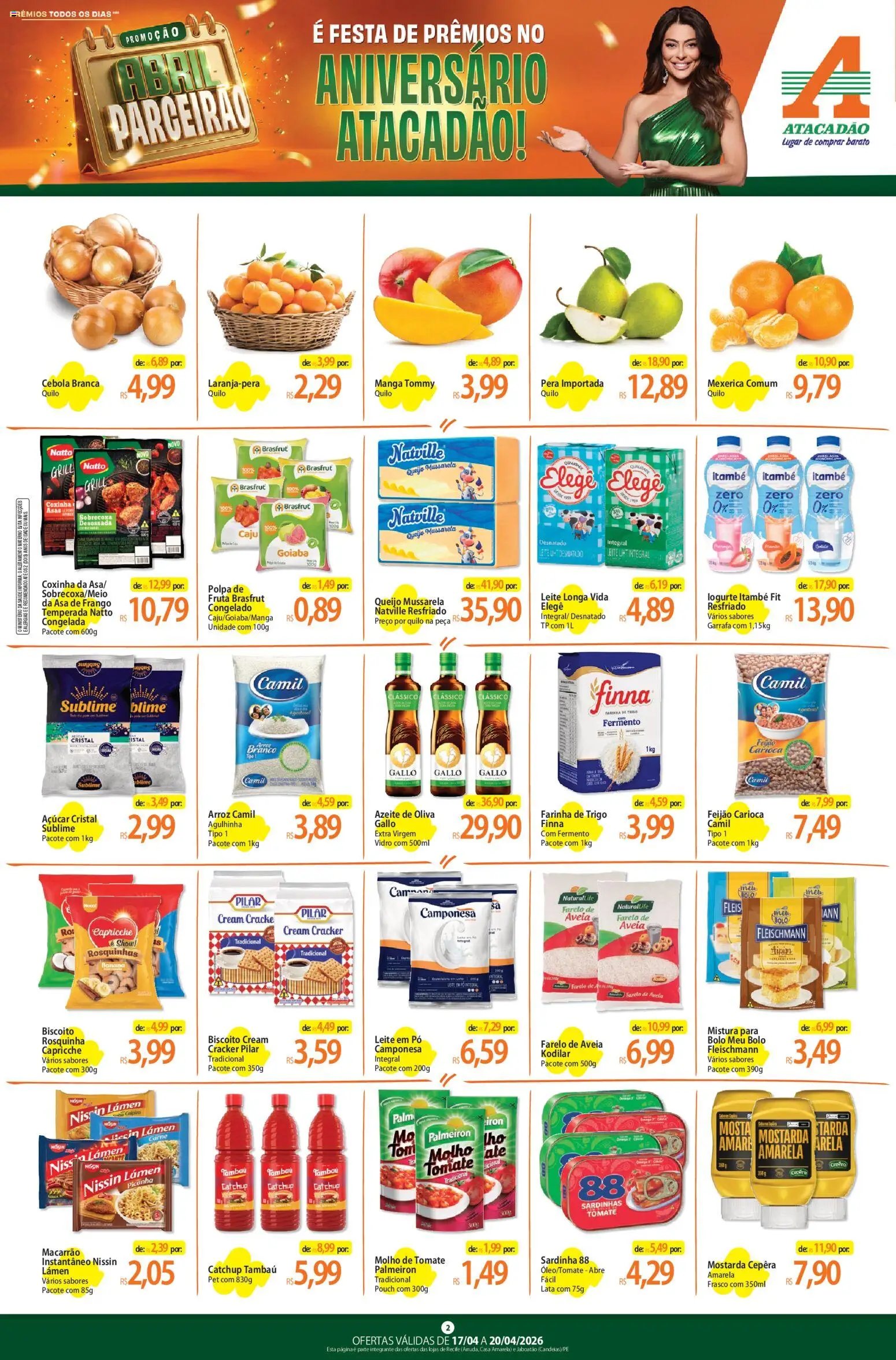 Atacadão folheto a partir de 17/04/2026 Atacadão ofertas - PE (2026-04-17 - 2026-04-20)