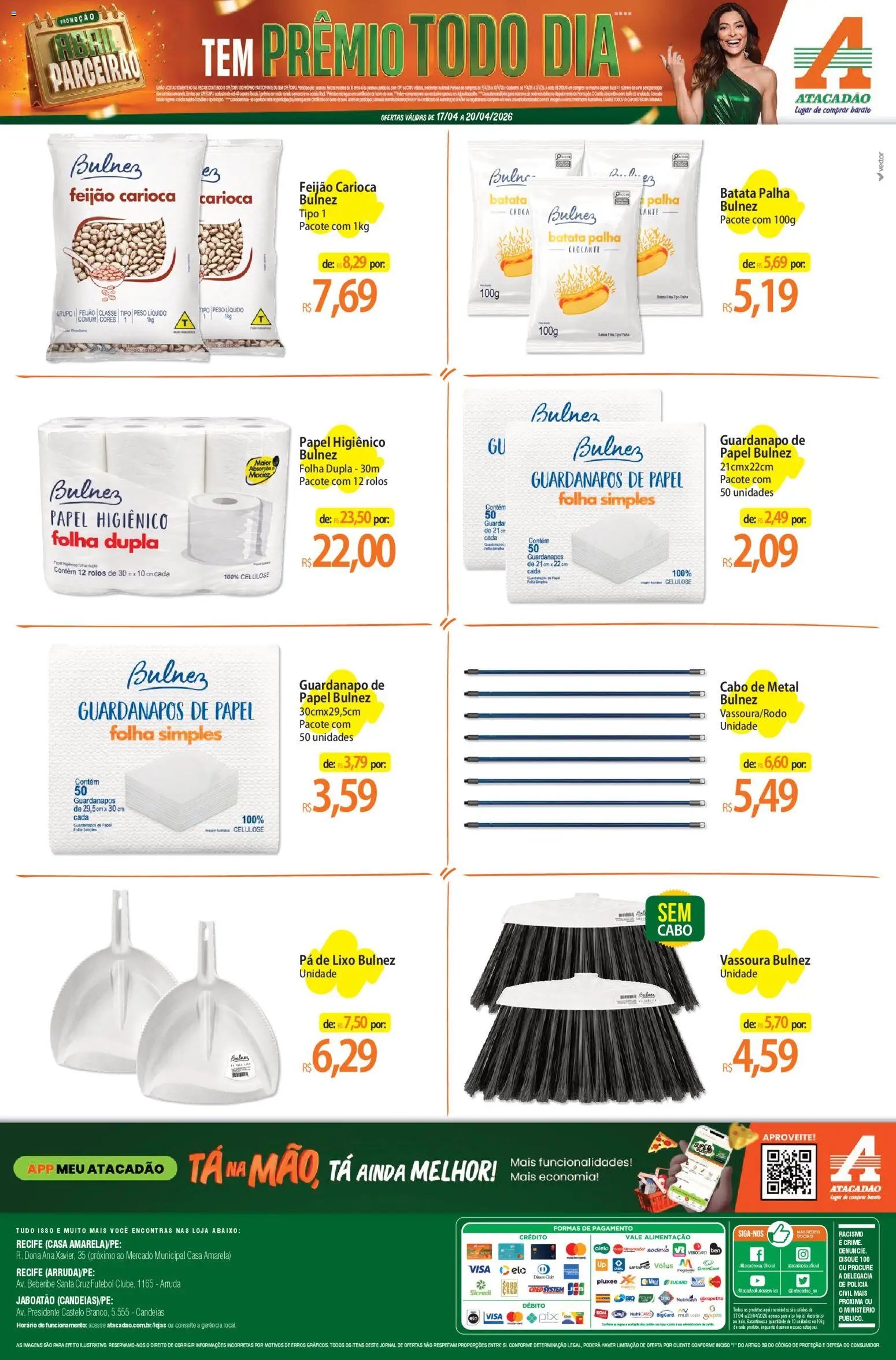 Atacadão folheto a partir de 17/04/2026 Atacadão ofertas - PE (2026-04-17 - 2026-04-20)