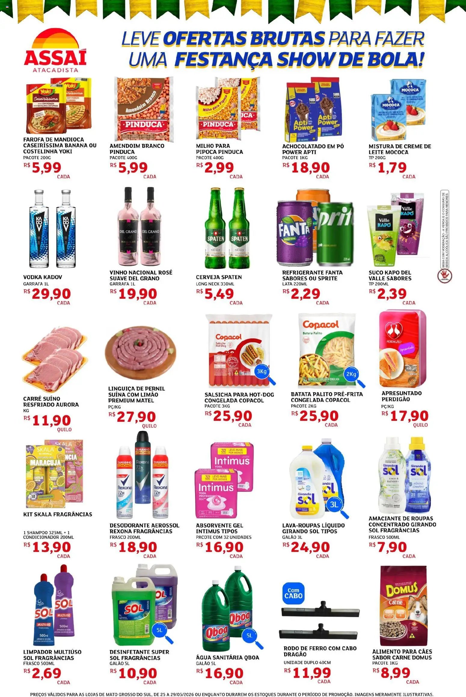 Assaí Atacadista folheto a partir de 25/05/2026 Assaí Atacadista ofertas - MS (2026-05-25 - 2026-05-29)