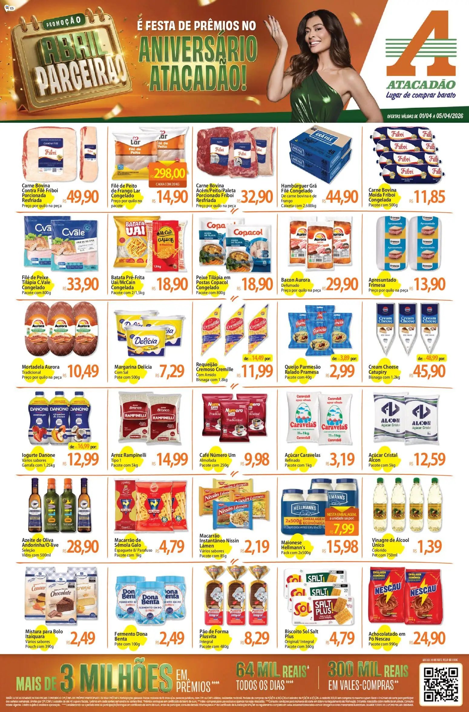 Atacadão folheto a partir de 01/04/2026 Atacadão ofertas - ES (2026-04-01 - 2026-04-05)