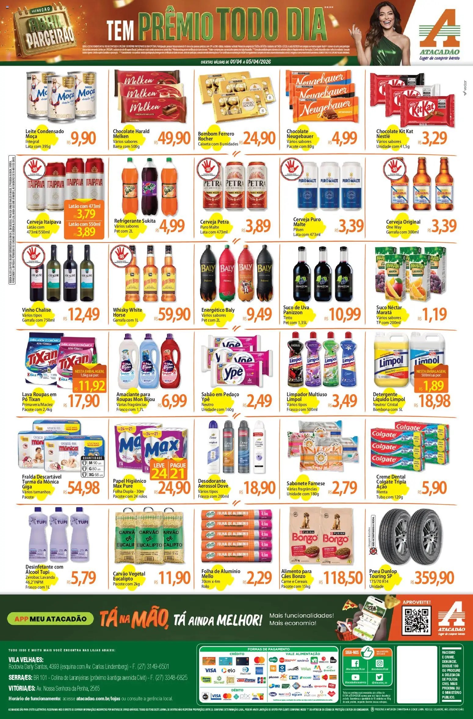 Atacadão folheto a partir de 01/04/2026 Atacadão ofertas - ES (2026-04-01 - 2026-04-05)