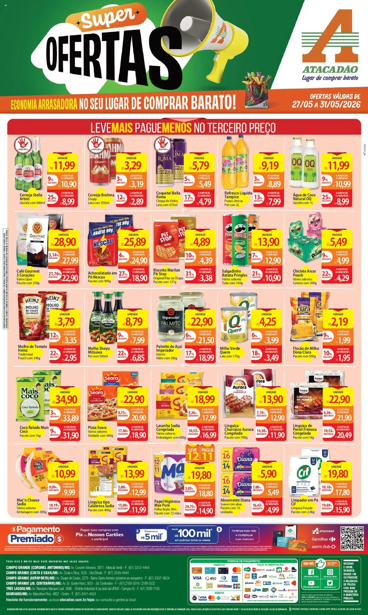 Atacadão folheto a partir de 27/05/2026 Atacadão ofertas - MS (2026-05-27 - 2026-05-31)