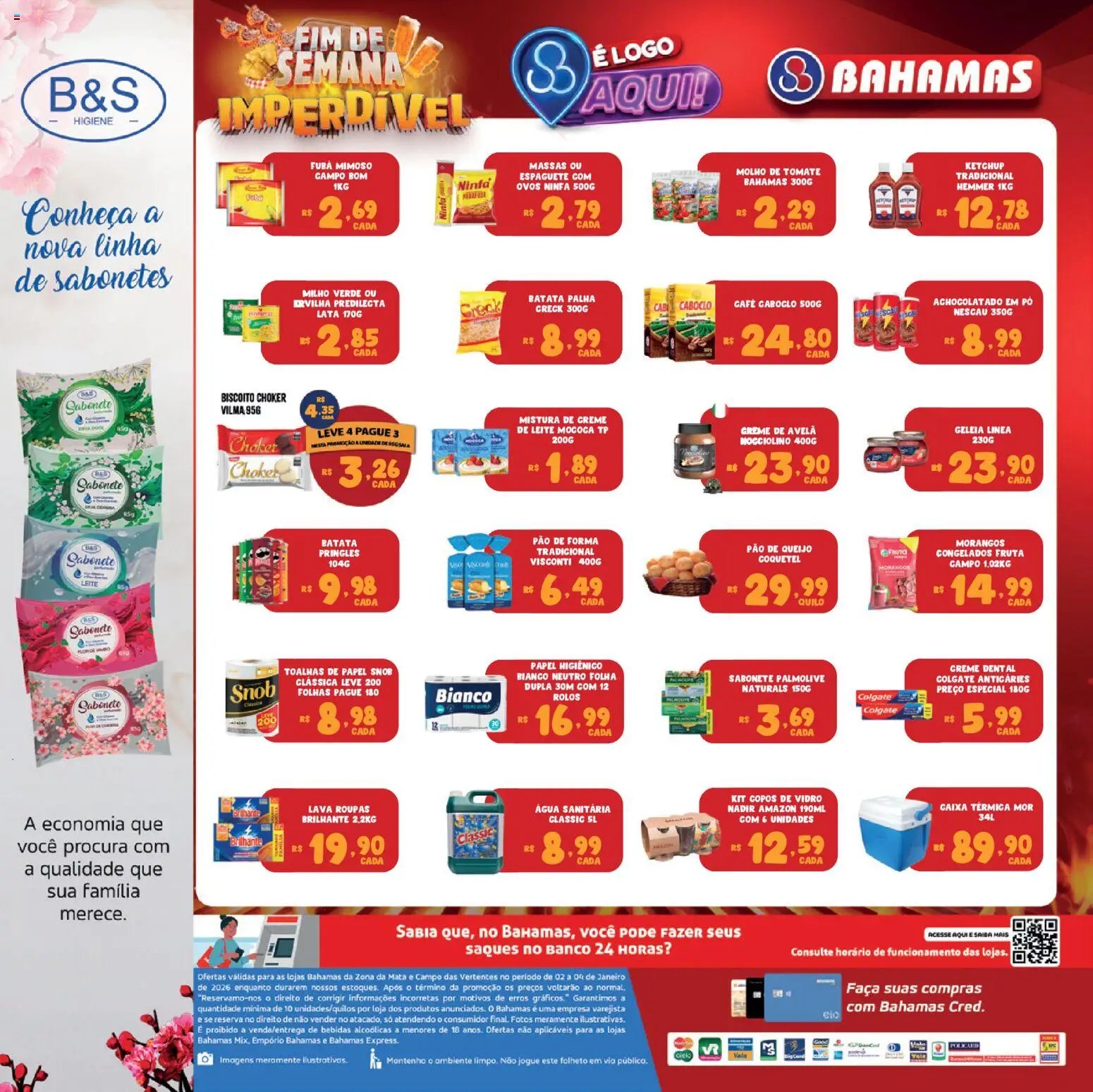 Bahamas Supermercados folheto a partir de 24/06/2026 Ofertas da semana (2026-06-24 - 2026-06-26)