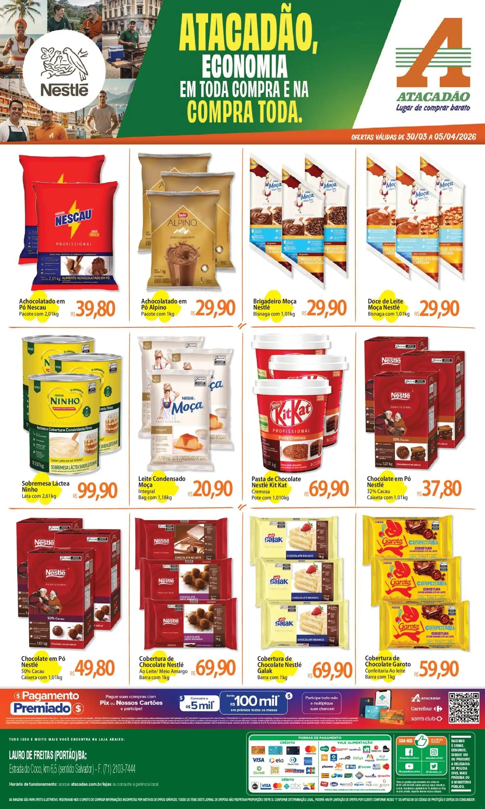 Atacadão folheto a partir de 30/03/2026 Atacadão ofertas - BA (2026-03-30 - 2026-04-05)