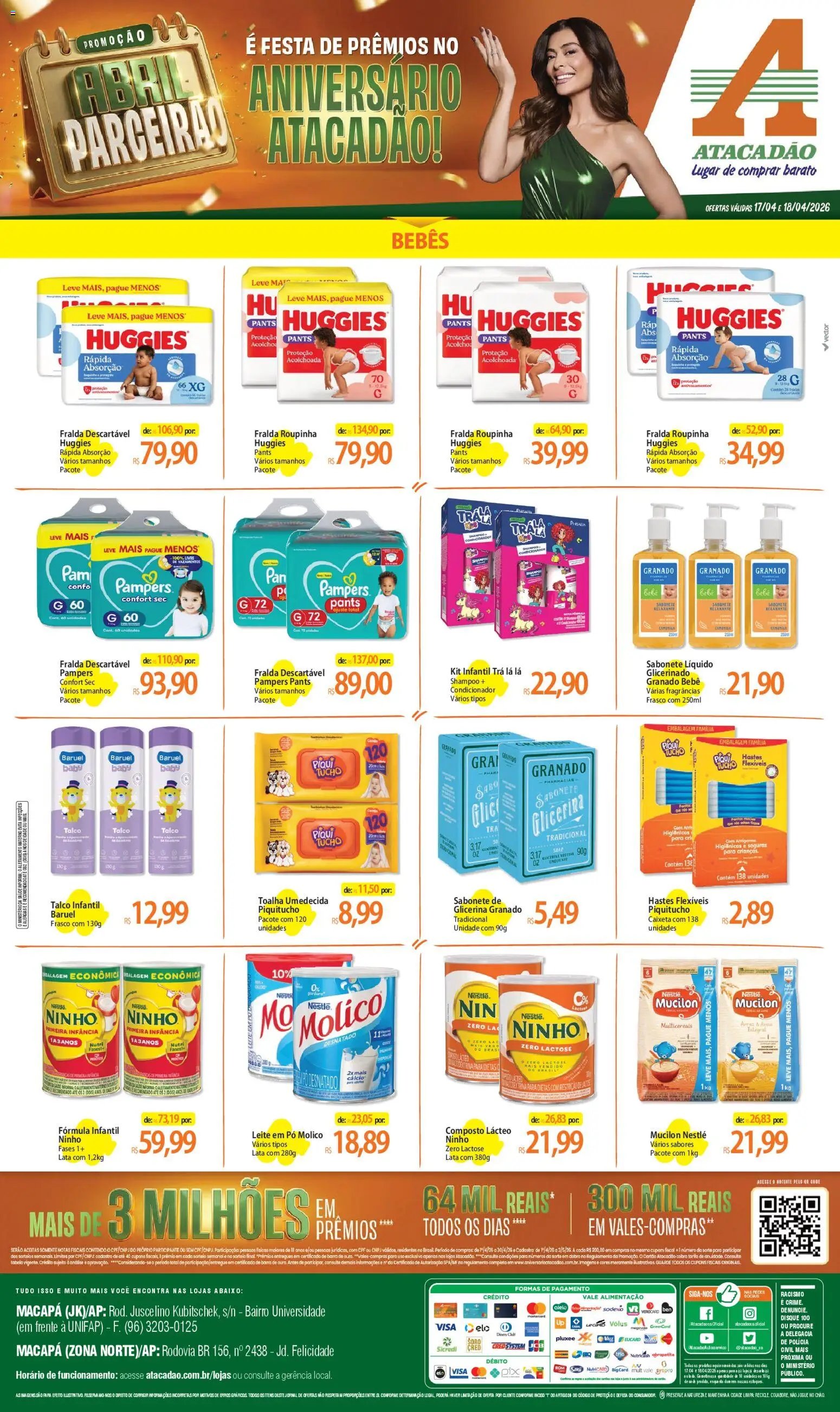 Atacadão folheto a partir de 17/04/2026 Atacadão ofertas - AP (2026-04-17 - 2026-04-18)