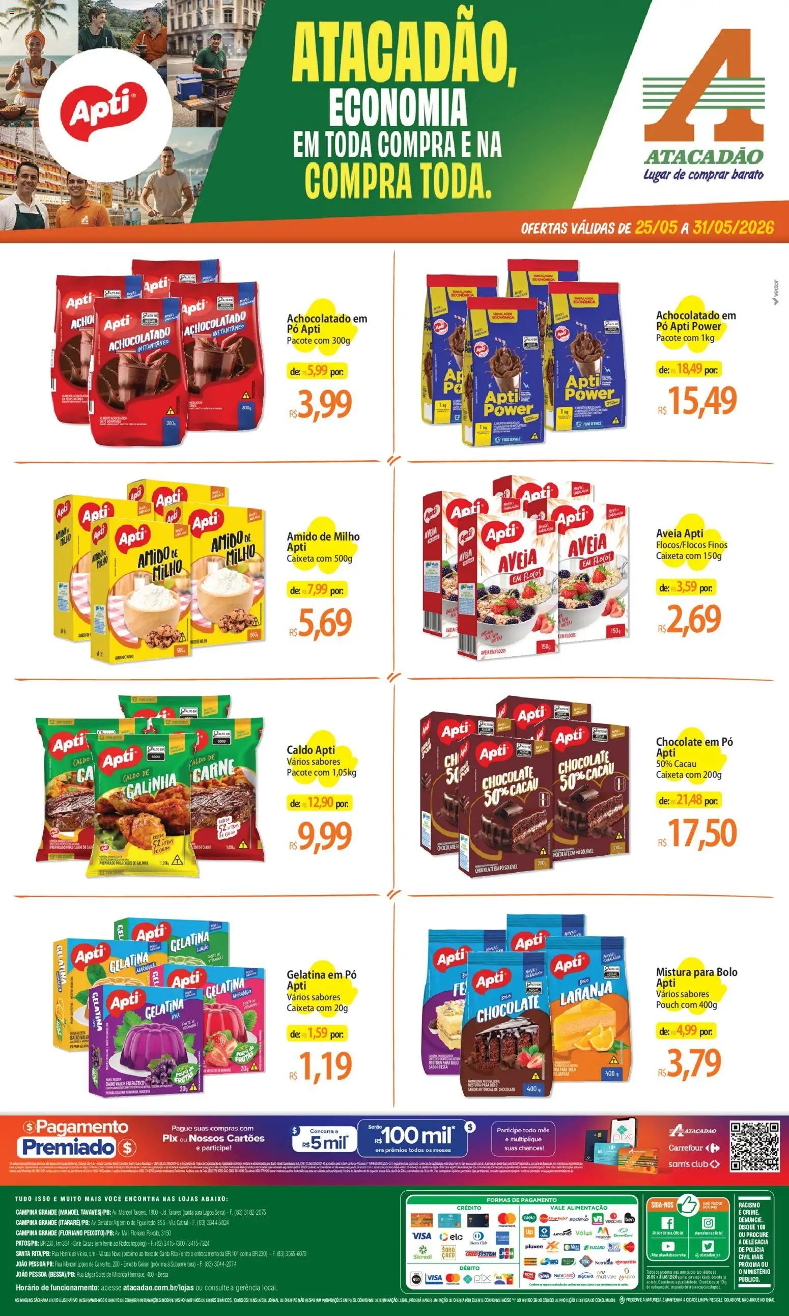 Atacadão folheto a partir de 25/05/2026 Atacadão ofertas - PB (2026-05-25 - 2026-05-31)