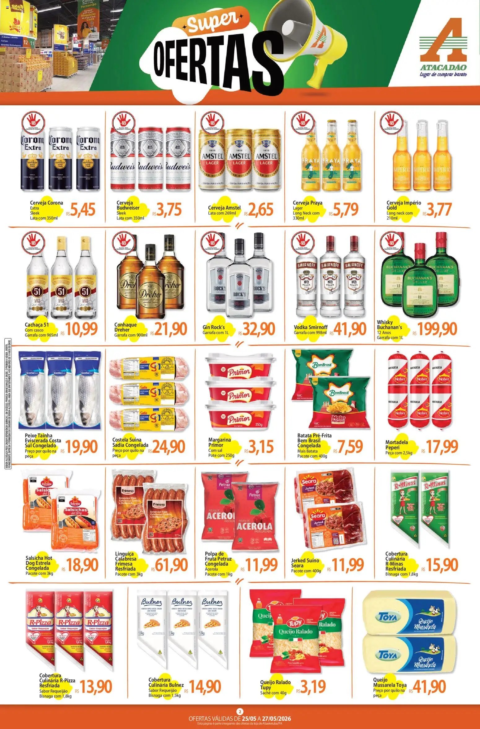 Atacadão folheto a partir de 25/05/2026 Atacadão ofertas - PA (2026-05-25 - 2026-05-27)