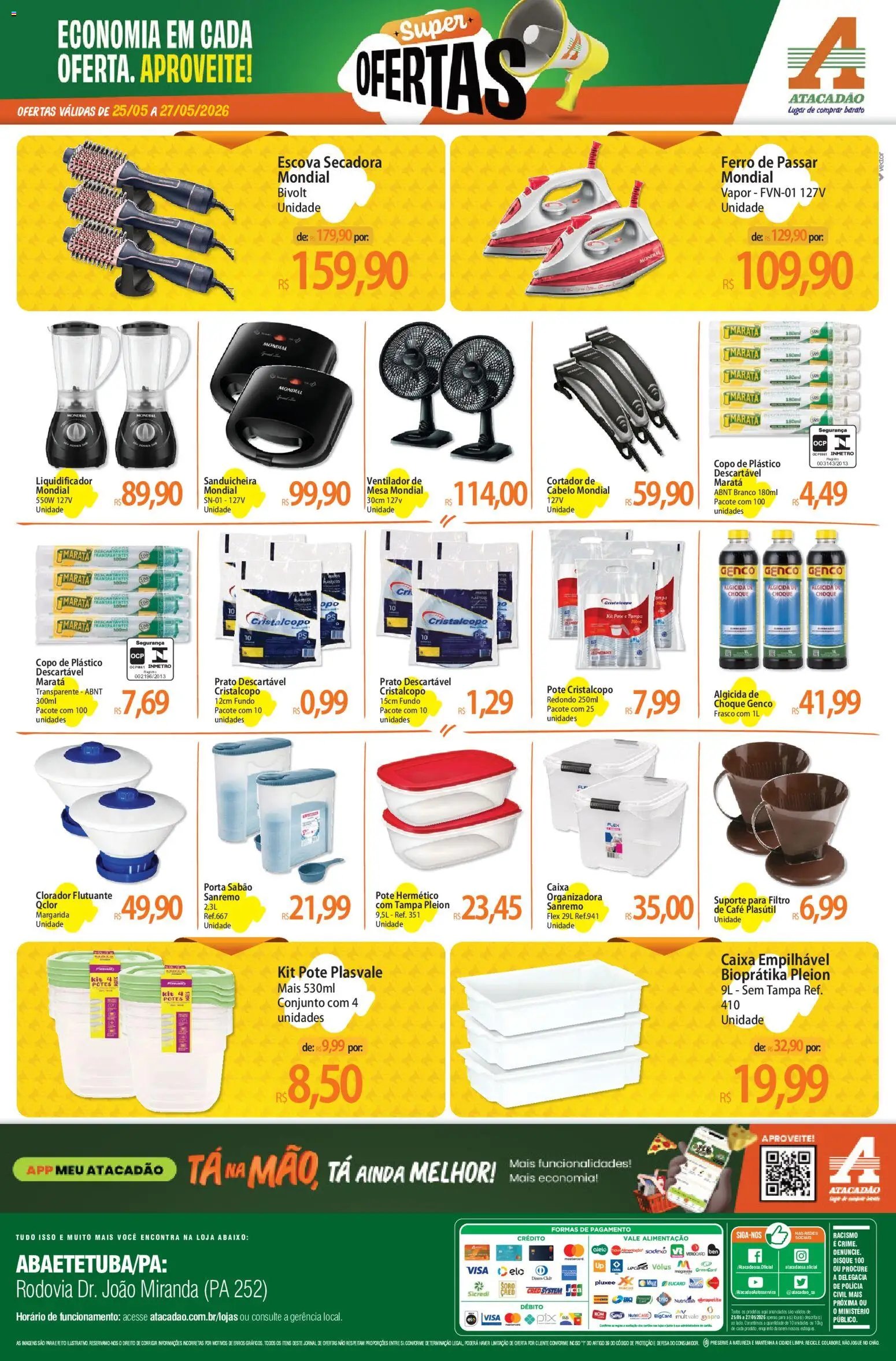 Atacadão folheto a partir de 25/05/2026 Atacadão ofertas - PA (2026-05-25 - 2026-05-27)