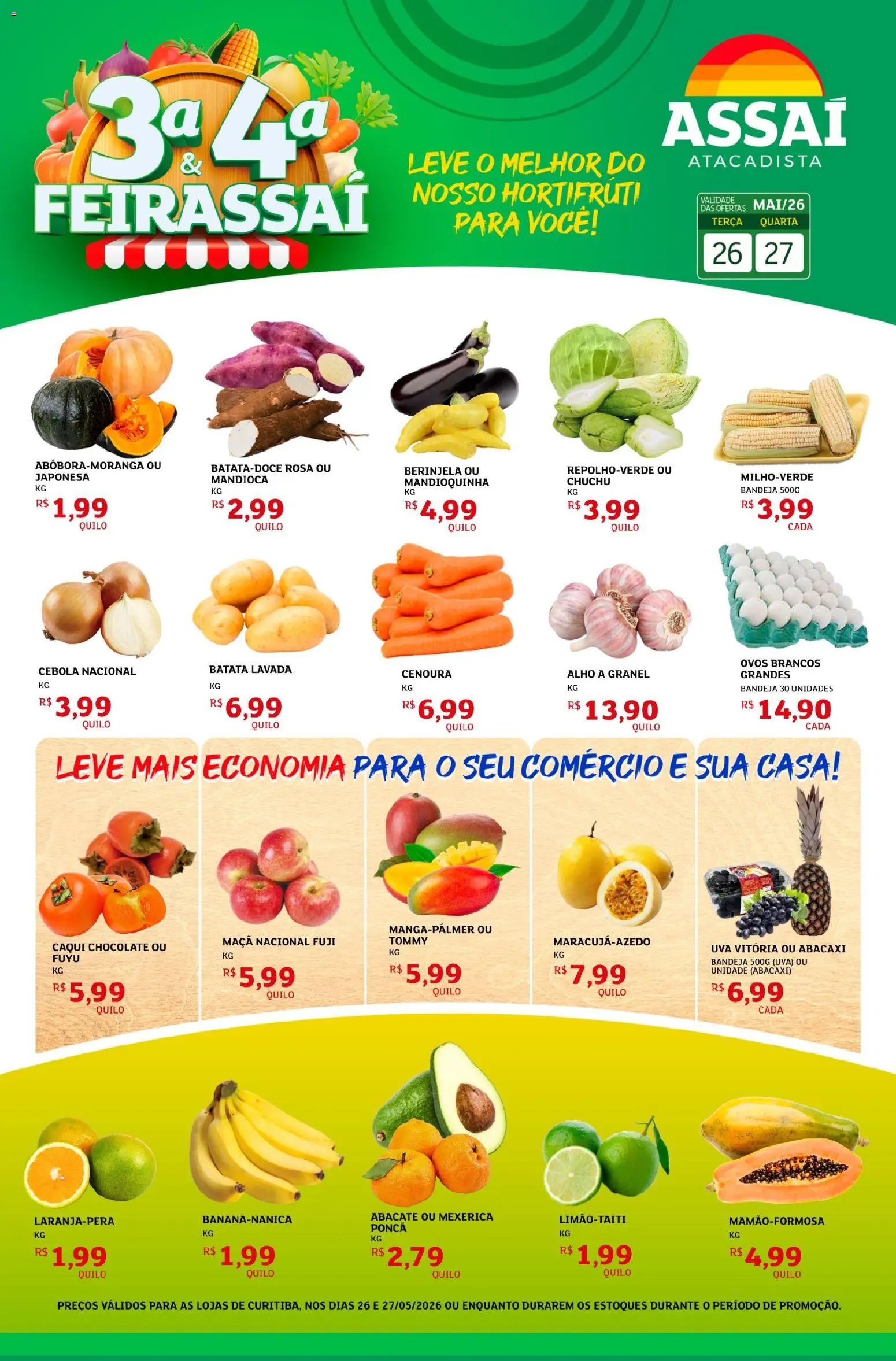 Assaí Atacadista folheto a partir de 26/05/2026 Assaí Atacadista ofertas - PR (2026-05-26 - 2026-05-27)