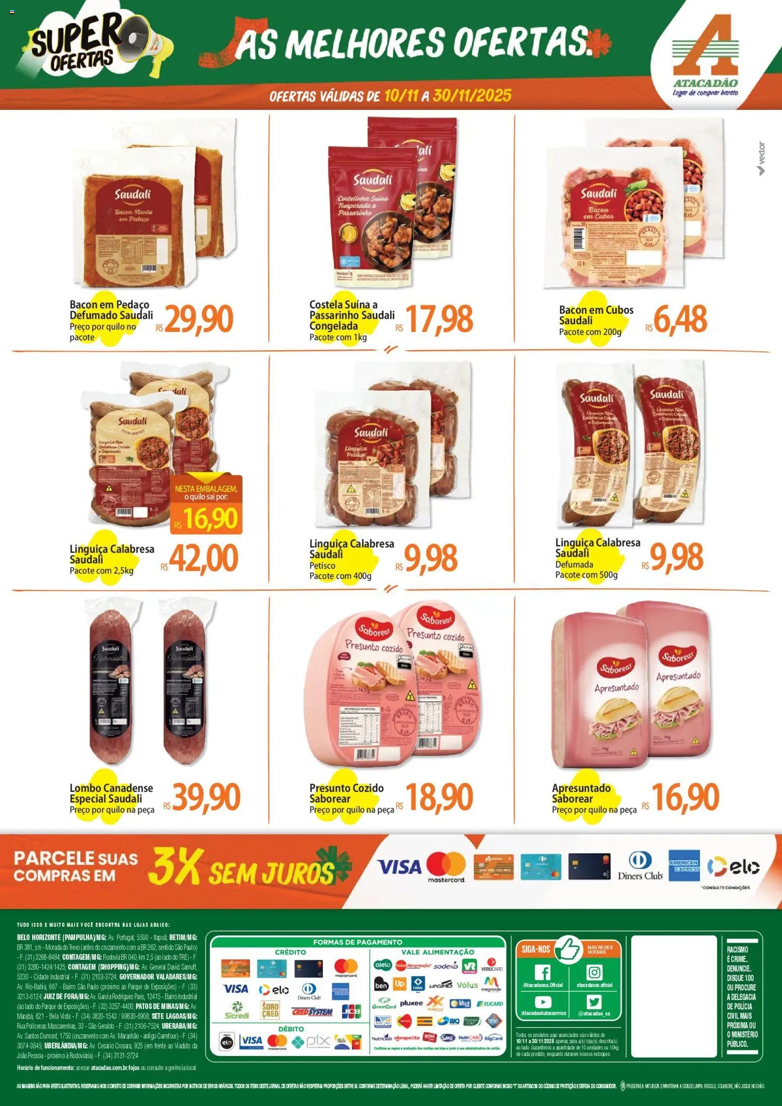 Atacadão folheto a partir de 10/11/2025 Ofertas - MG (2025-11-10 - 2025-11-30)
