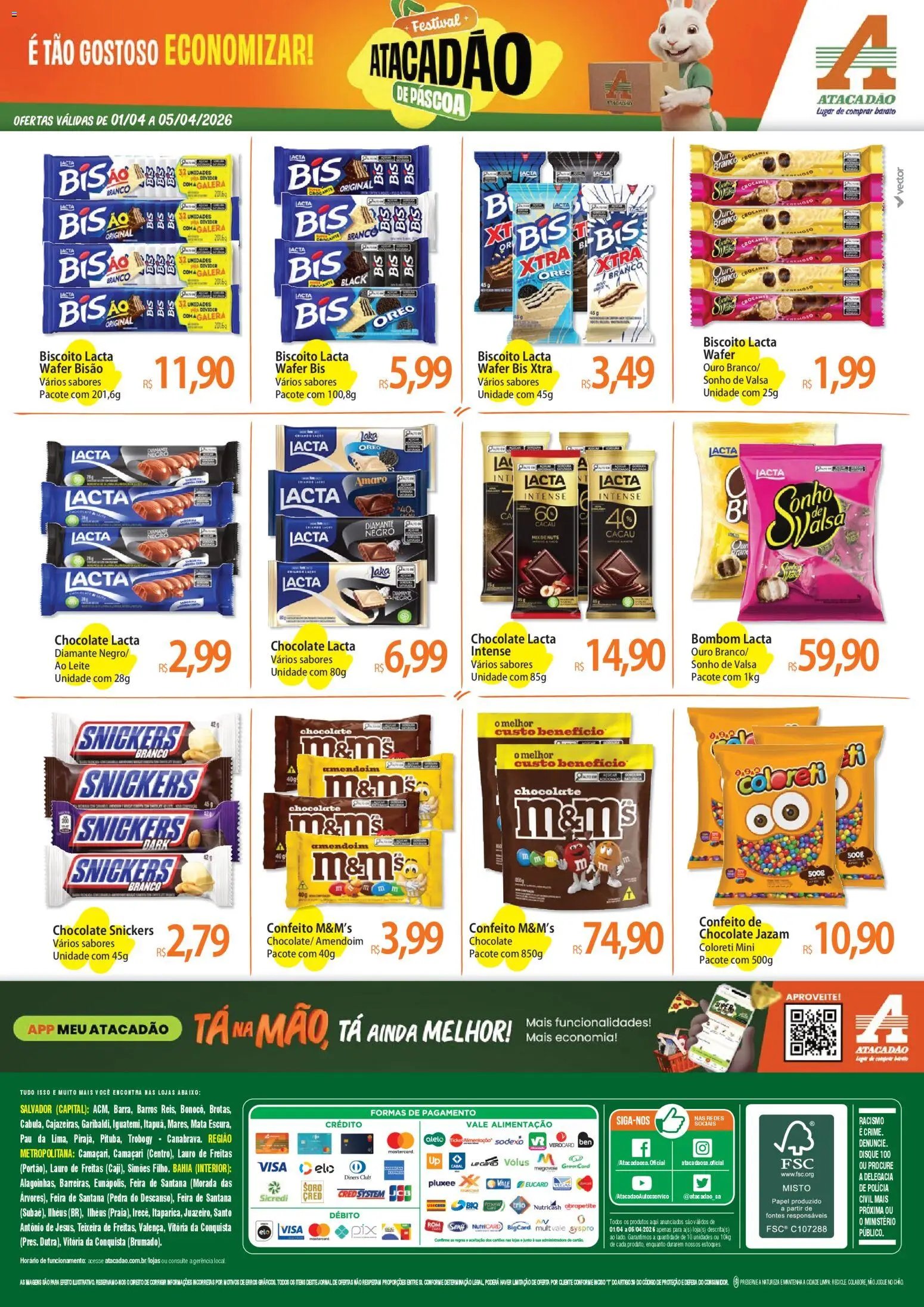 Atacadão folheto a partir de 01/04/2026 Atacadão ofertas - BA (2026-04-01 - 2026-04-05)