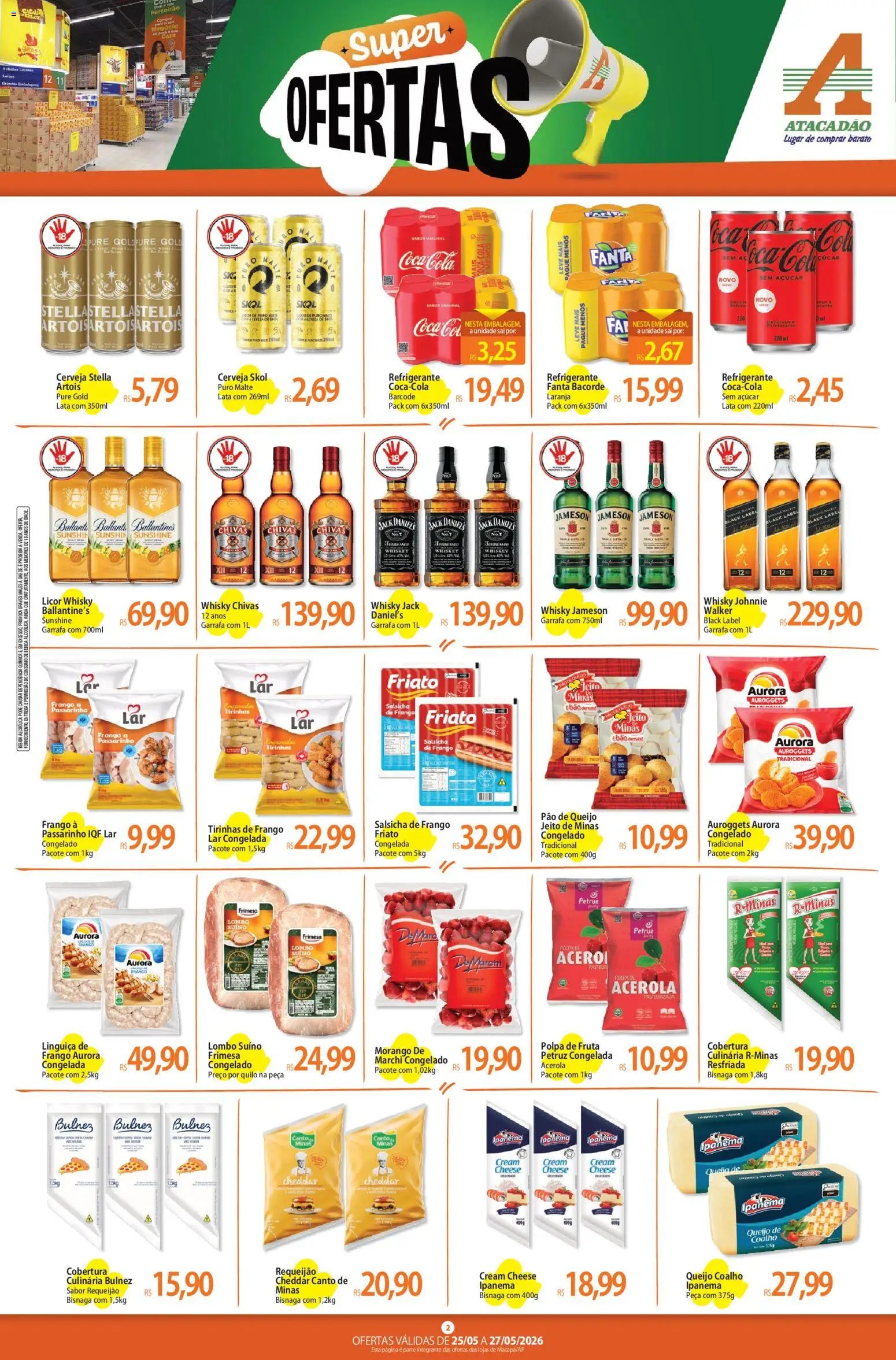 Atacadão folheto a partir de 25/05/2026 Atacadão ofertas - AP (2026-05-25 - 2026-05-27)