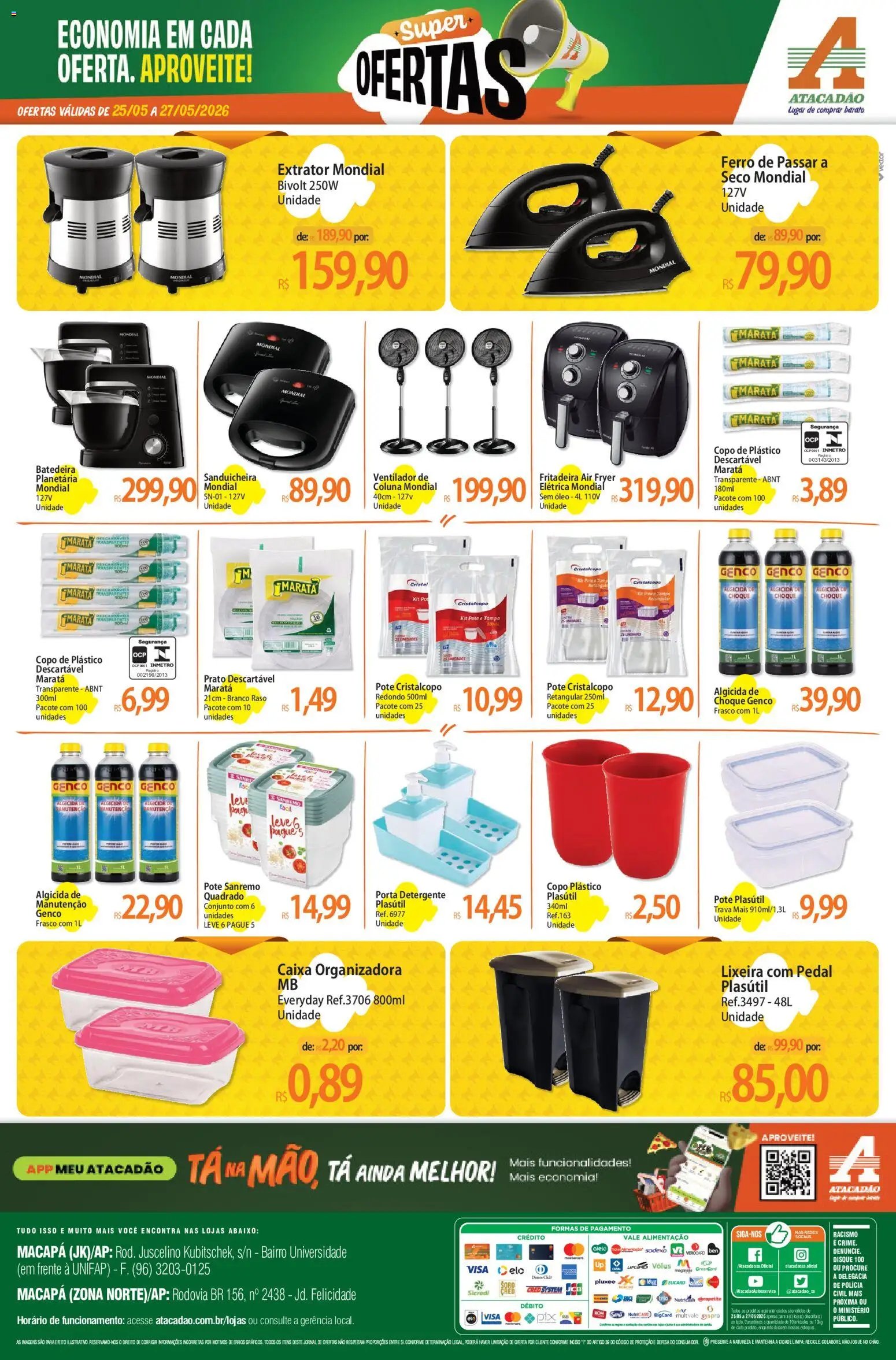 Atacadão folheto a partir de 25/05/2026 Atacadão ofertas - AP (2026-05-25 - 2026-05-27)