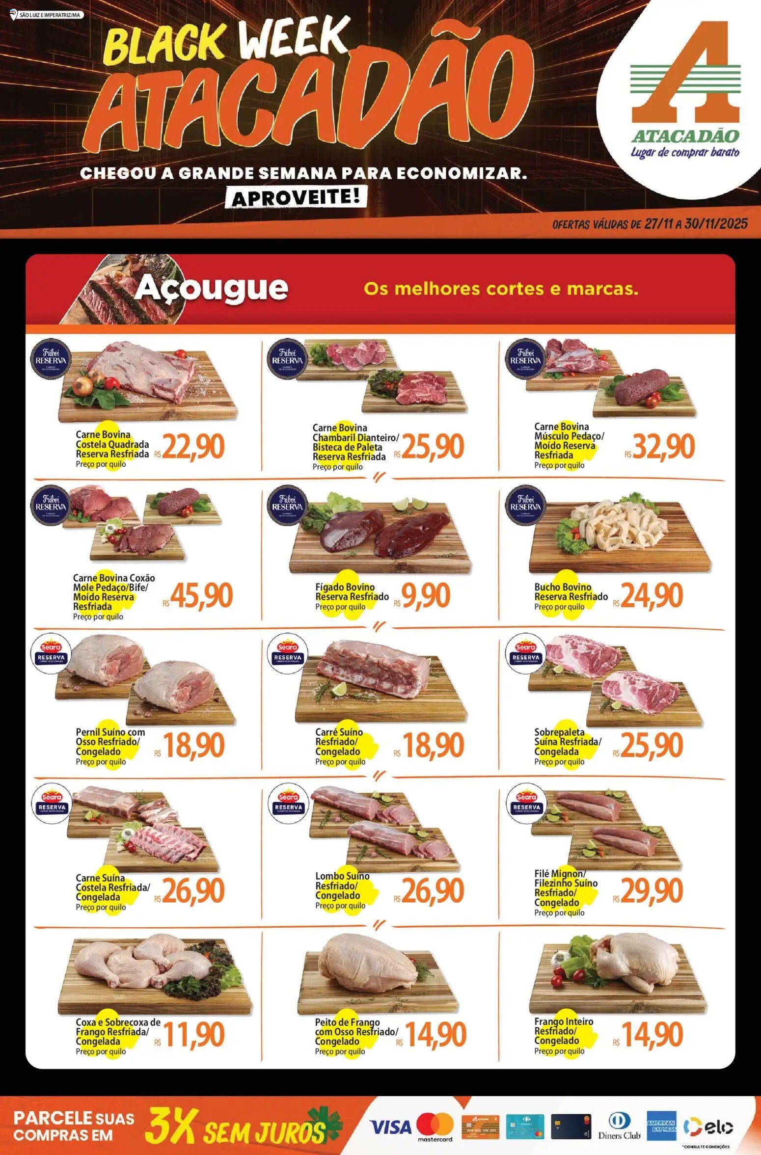 Atacadão folheto a partir de 27/11/2025 Ofertas - MA (2025-11-27 - 2025-11-30)