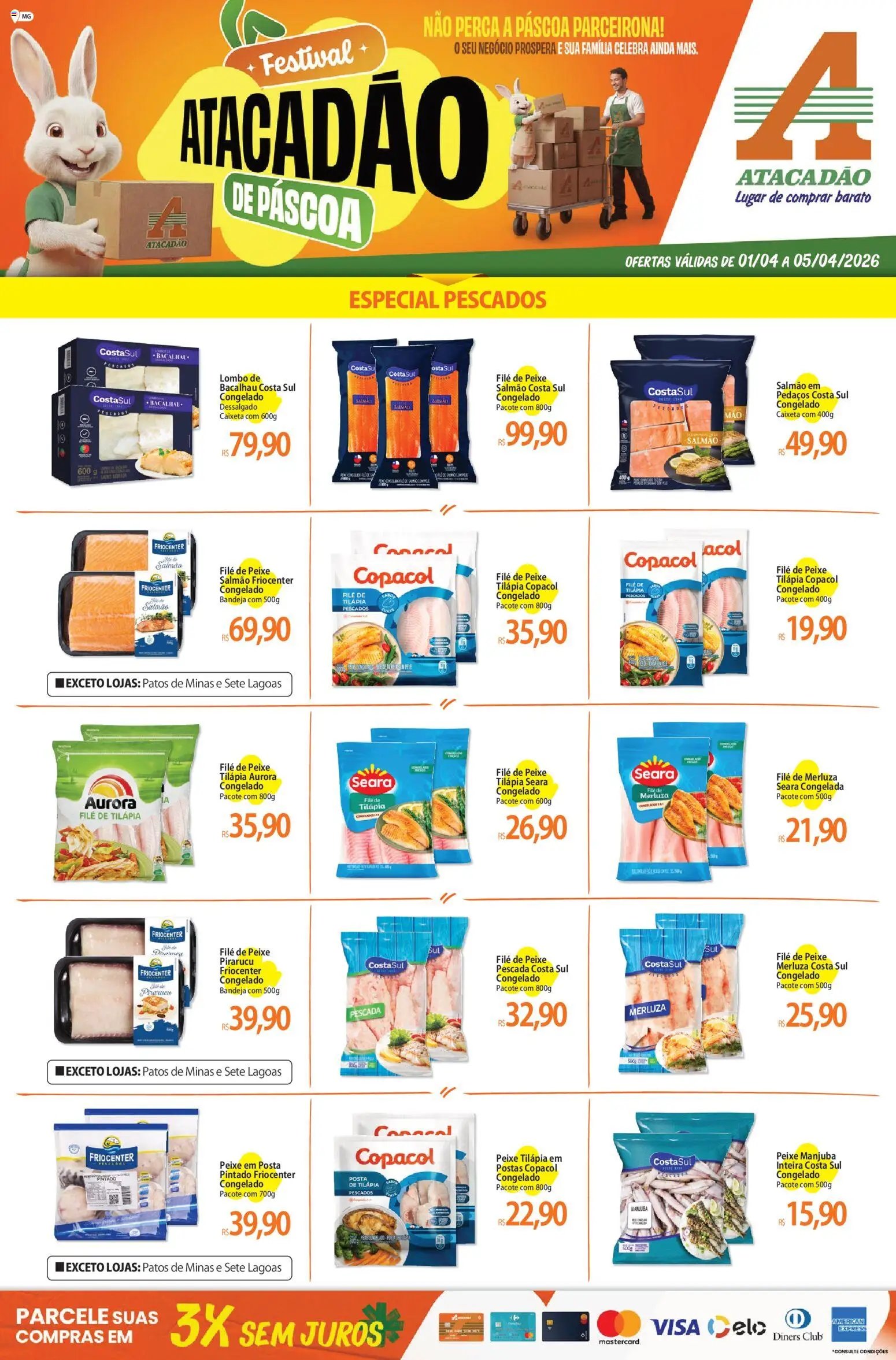 Atacadão folheto a partir de 01/04/2026 Atacadão ofertas - MG (2026-04-01 - 2026-04-05)