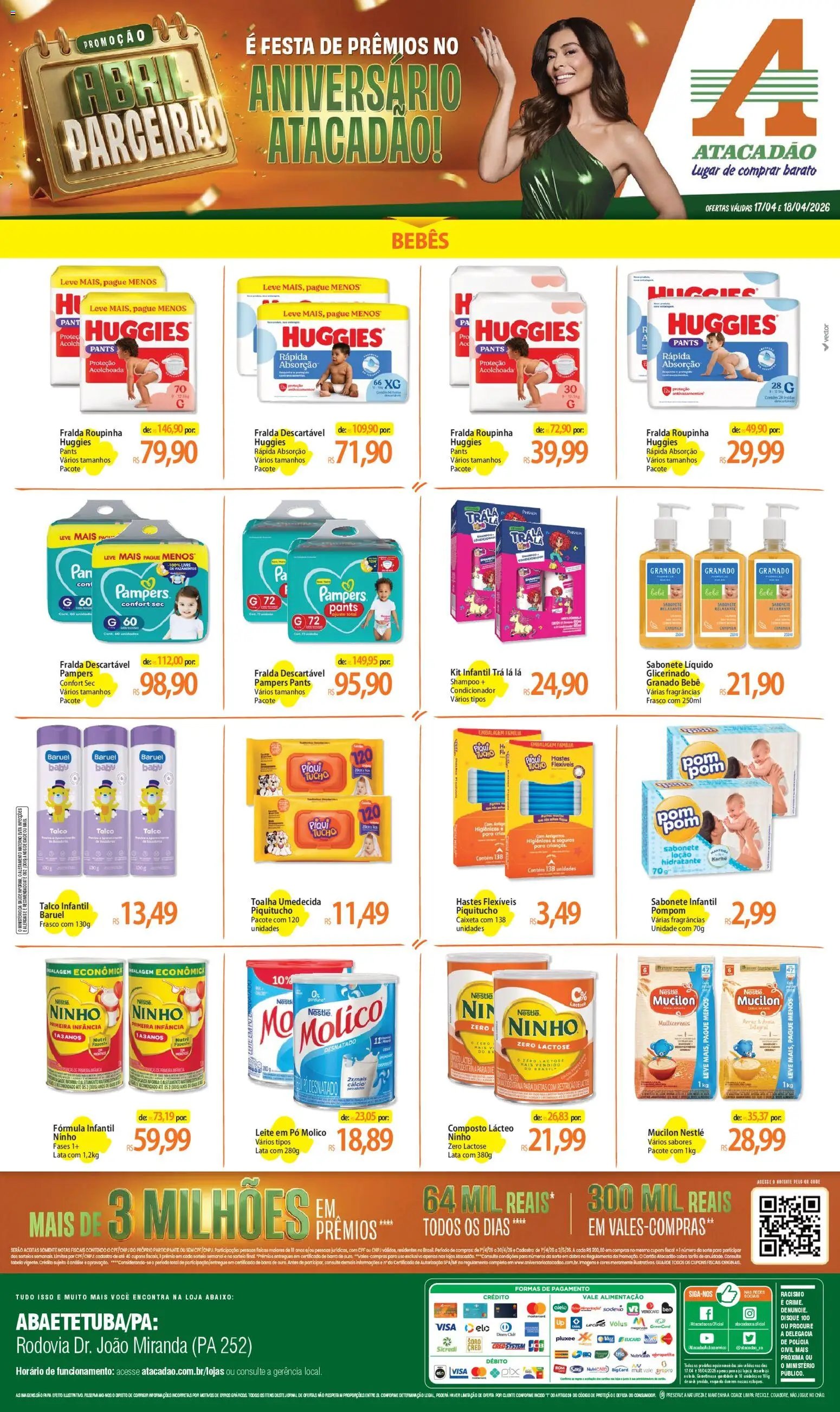 Atacadão folheto a partir de 17/04/2026 Atacadão ofertas - PA (2026-04-17 - 2026-04-18)