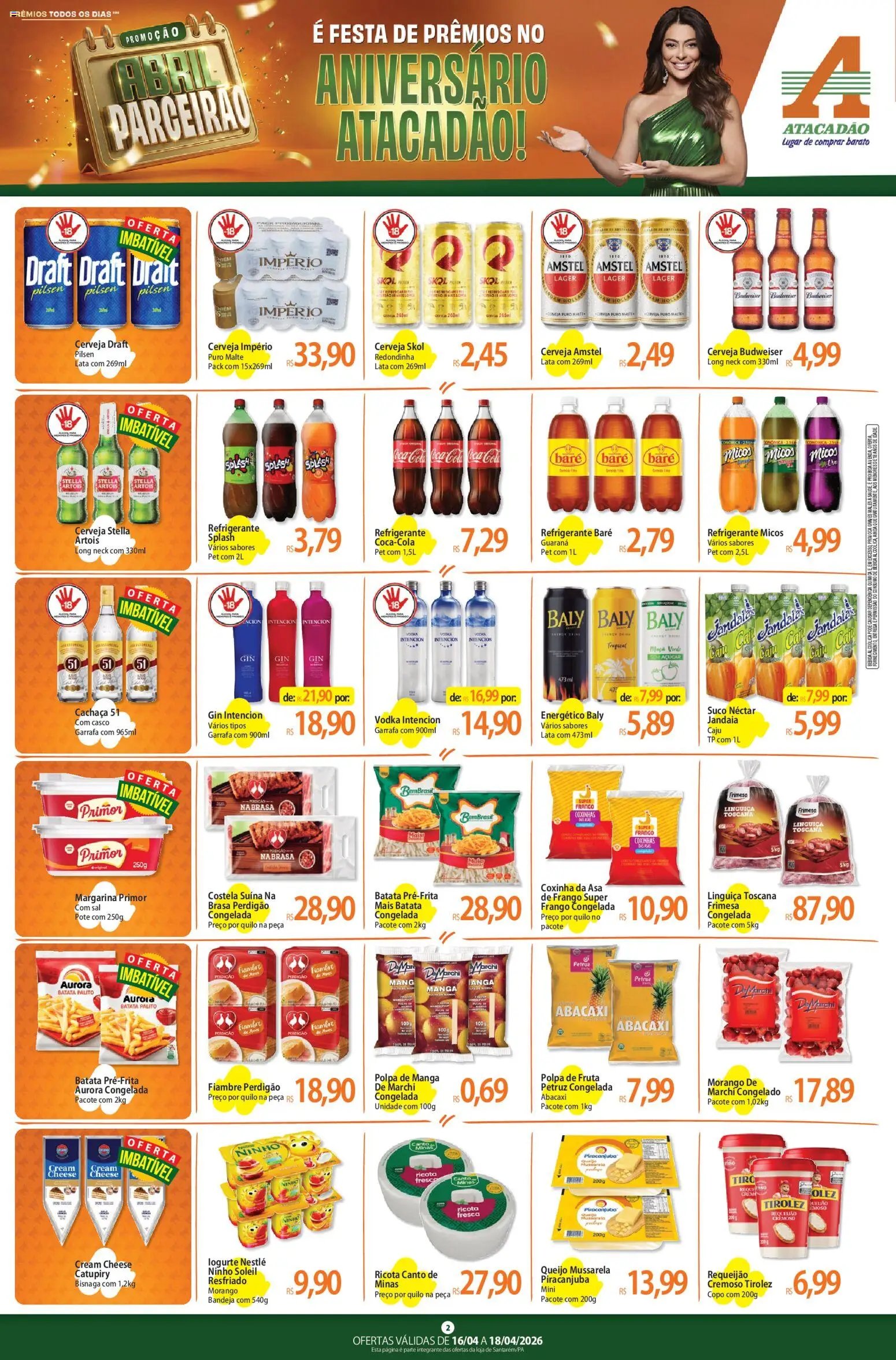Atacadão folheto a partir de 16/04/2026 Atacadão ofertas - PA (2026-04-16 - 2026-04-18)