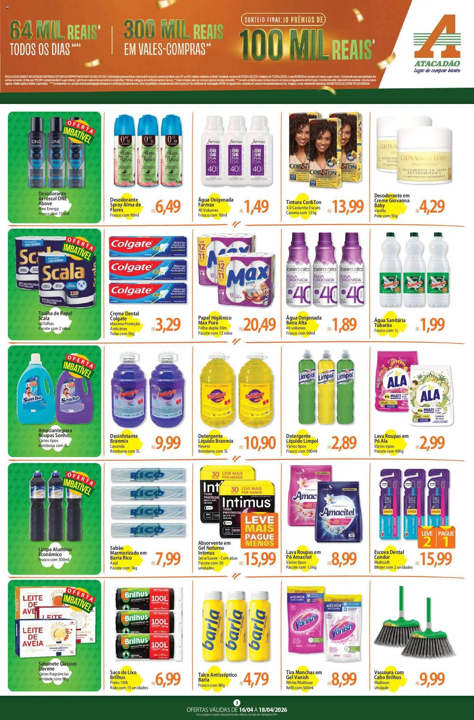 Atacadão folheto a partir de 16/04/2026 Atacadão ofertas - PA (2026-04-16 - 2026-04-18)