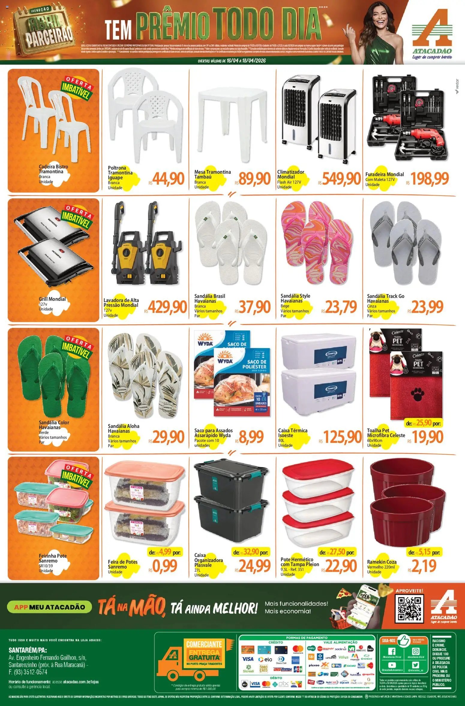 Atacadão folheto a partir de 16/04/2026 Atacadão ofertas - PA (2026-04-16 - 2026-04-18)