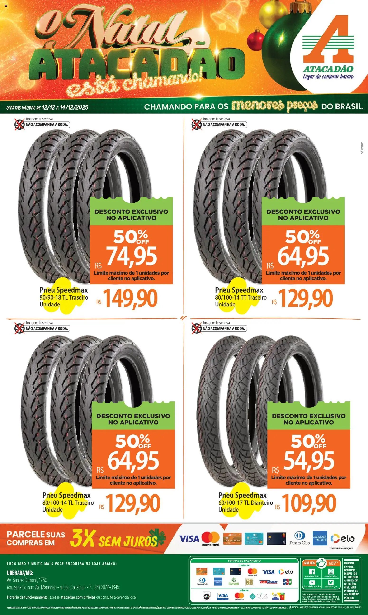 Atacadão folheto a partir de 12/12/2025 Ofertas - MG (2025-12-12 - 2025-12-14)
