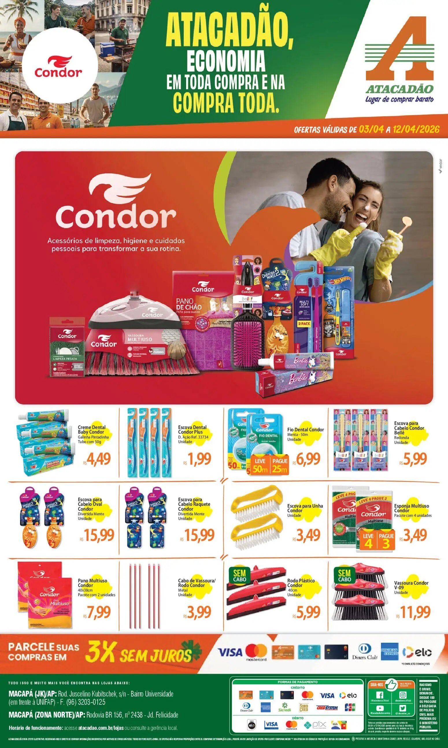Atacadão folheto a partir de 03/04/2026 Atacadão ofertas - AP (2026-04-03 - 2026-04-12)