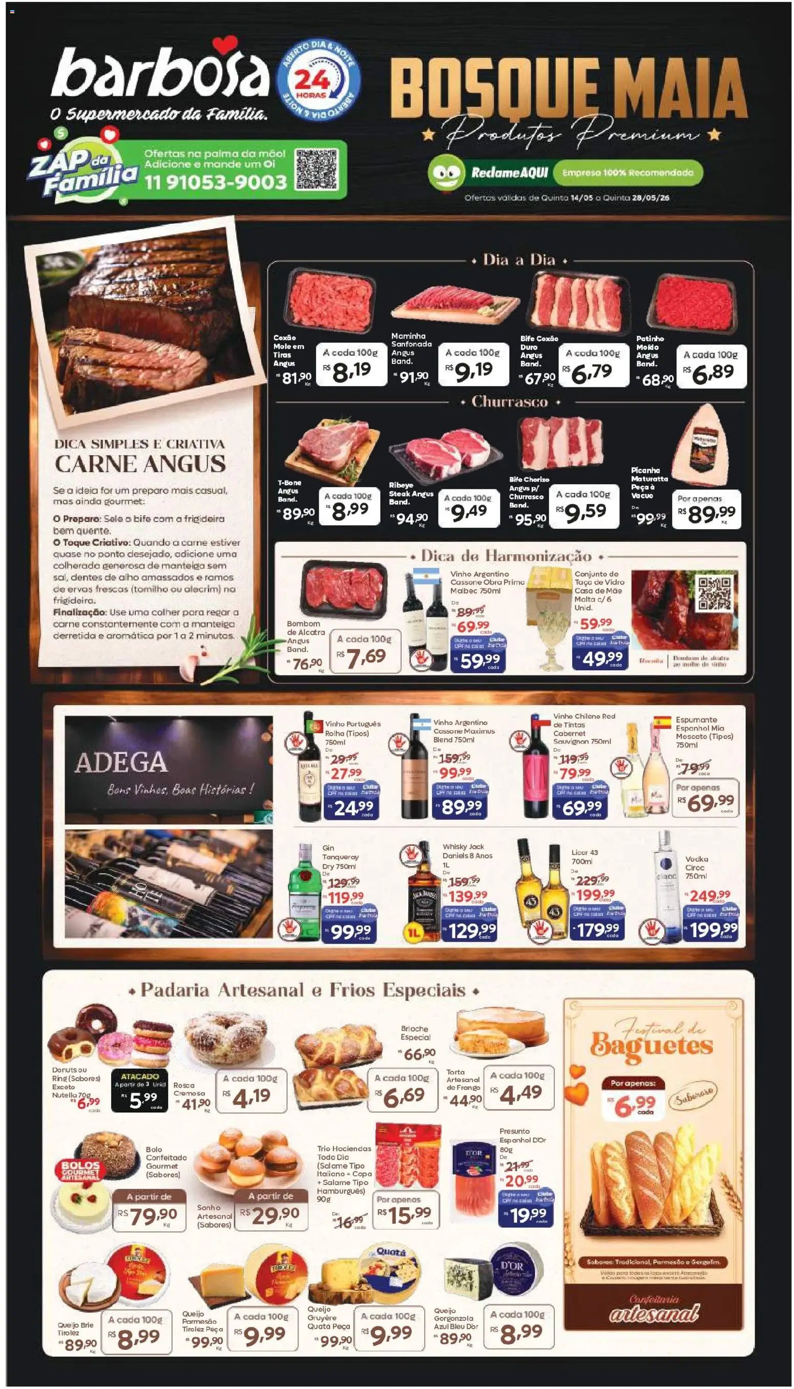 Barbosa Supermercados folheto a partir de 14/05/2026 Barbosa Supermercados ofertas Loja Bosque Maia (2026-05-14 - 2026-05-28)