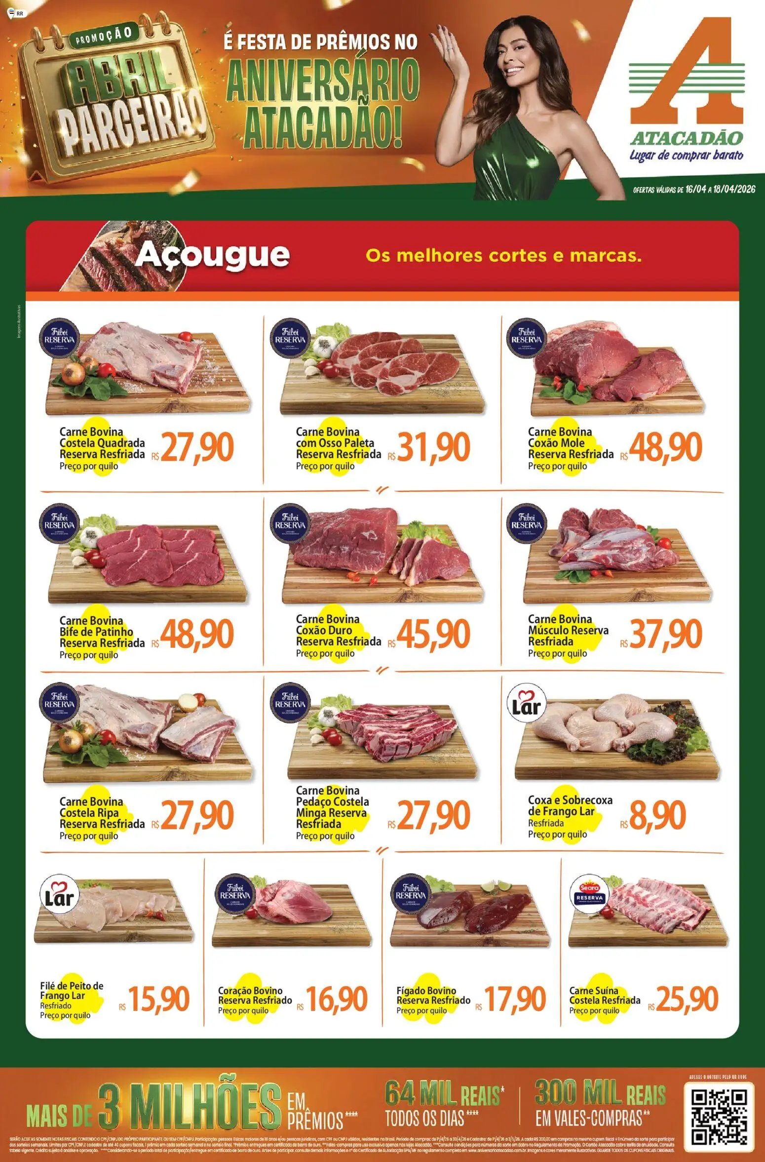 Atacadão folheto a partir de 16/04/2026 Atacadão ofertas - RR (2026-04-16 - 2026-04-18)