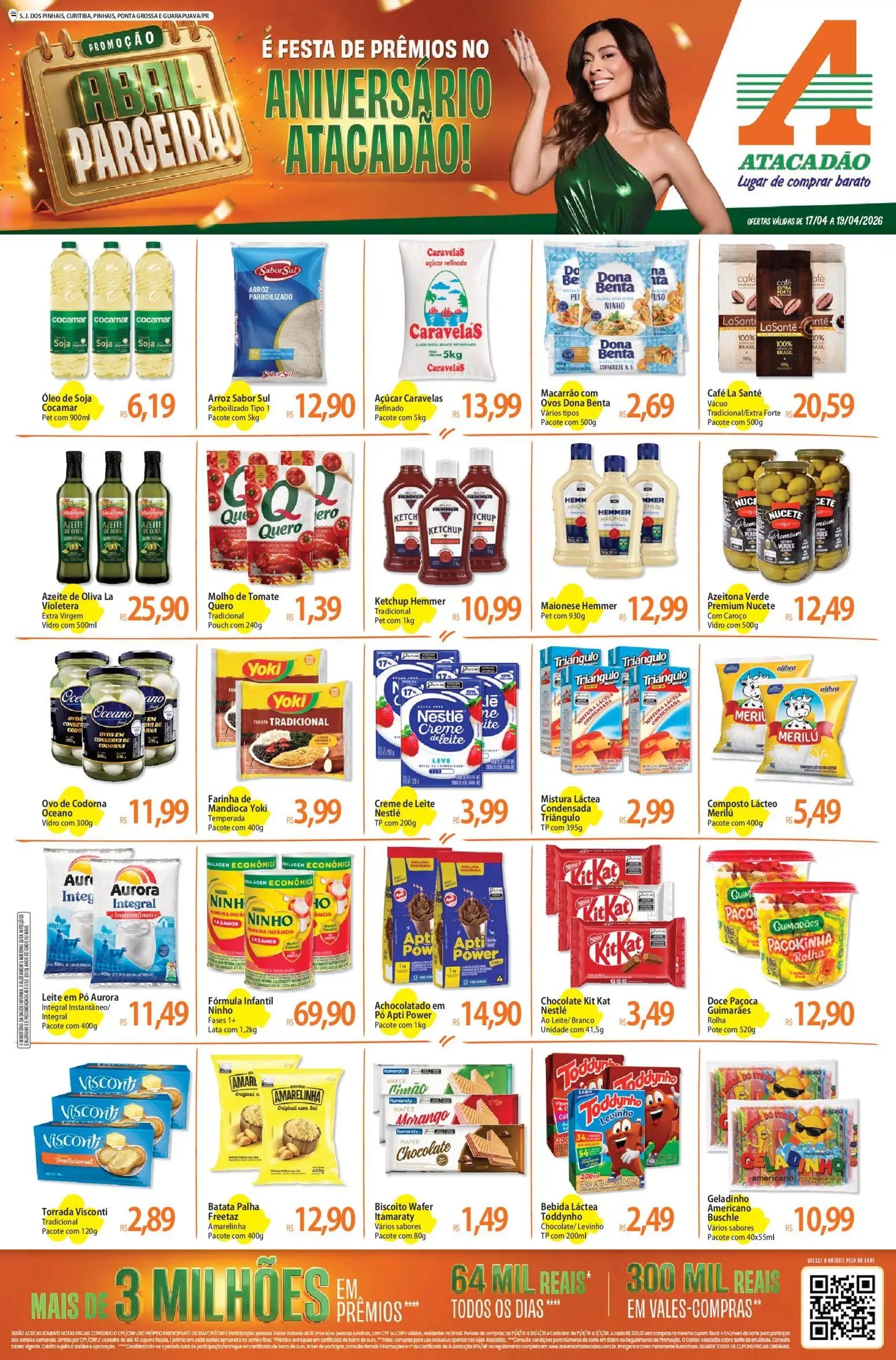 Atacadão folheto a partir de 17/04/2026 Atacadão ofertas - PR (2026-04-17 - 2026-04-19)