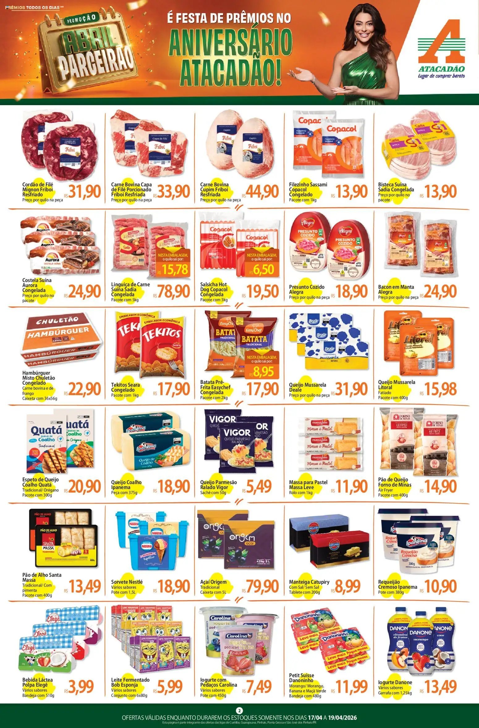 Atacadão folheto a partir de 17/04/2026 Atacadão ofertas - PR (2026-04-17 - 2026-04-19)