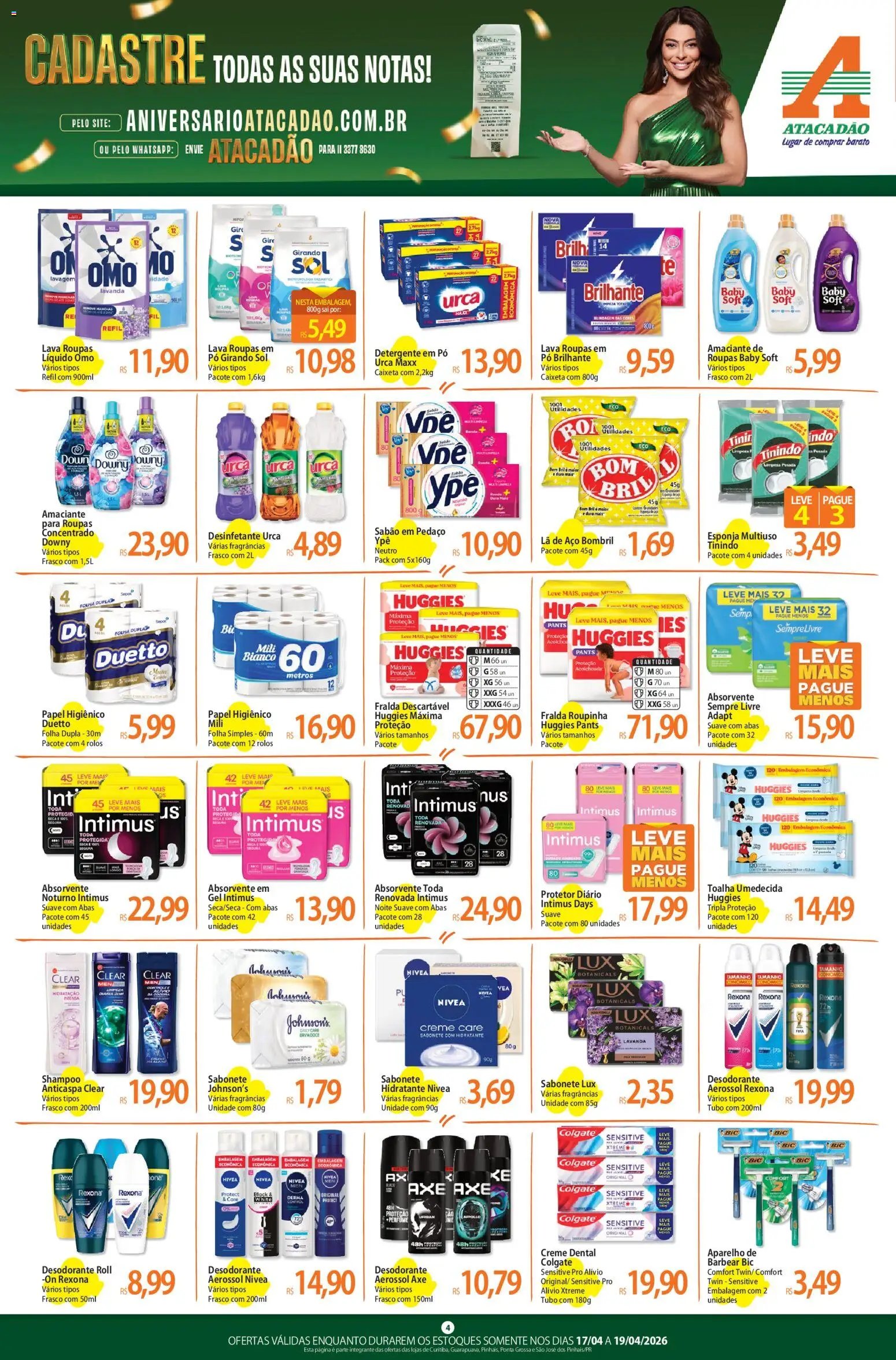 Atacadão folheto a partir de 17/04/2026 Atacadão ofertas - PR (2026-04-17 - 2026-04-19)